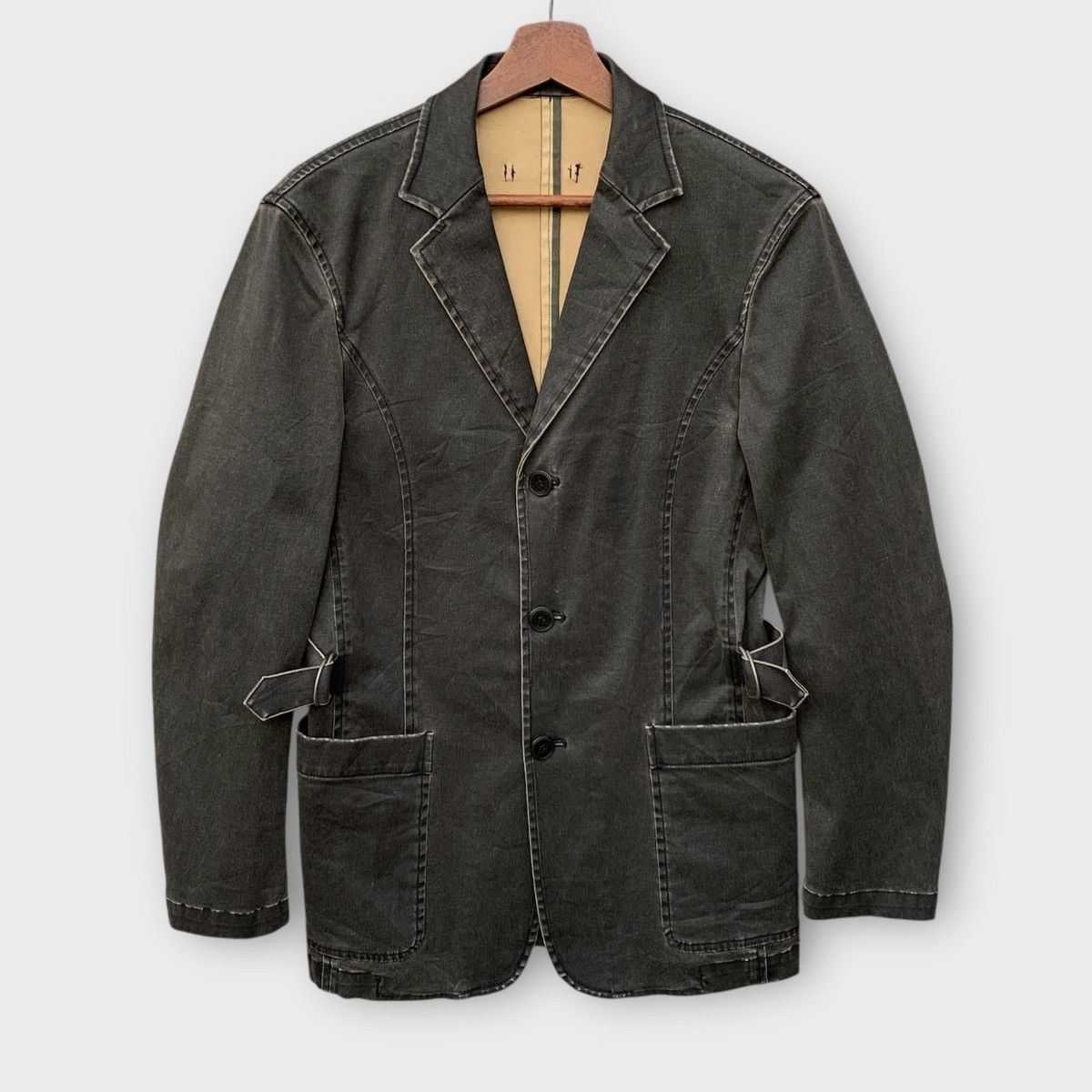 Jean Paul Gaultier GAULTIER HOMME OBJET COTTON COAT JACKET Size US S / EU 44-46 / 1 - 1 Thumbnail