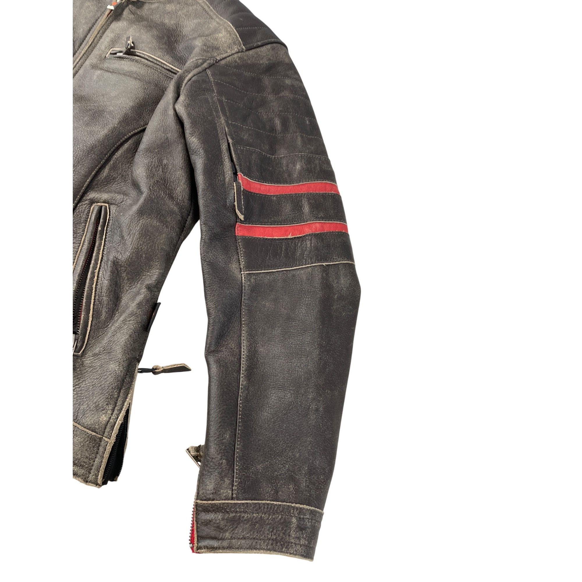 Other Power Trip Womens Brown Leather Motorcycle casual Jacket SKU Size L / US 10 / IT 46 - 4 Thumbnail