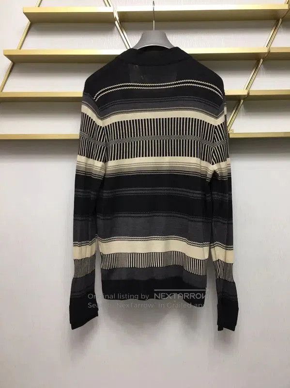 Neil Barrett Neil Barrett Striped Wool Cardigan for Men . Size US M / EU 48-50 / 2 - 4 Thumbnail
