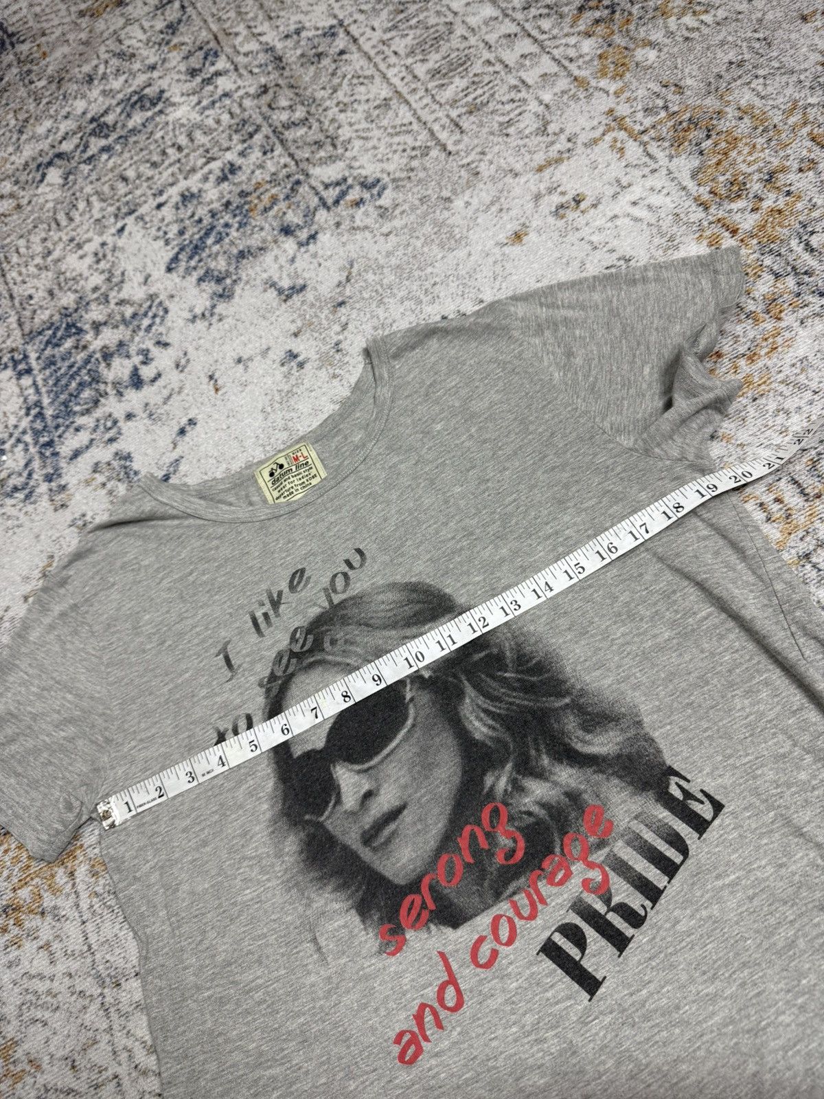 Hysteric Glamour Datum line hysteric style tshirt Size M / US 6-8 / IT 42-44 - 7 Thumbnail