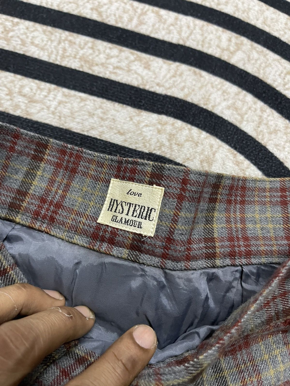 Hysteric Glamour 90s HYSTERIC GLAMOUR MINI TARTAN SKIRT RARE DESIGN Size 24" / US 00 / IT 34 - 6 Thumbnail