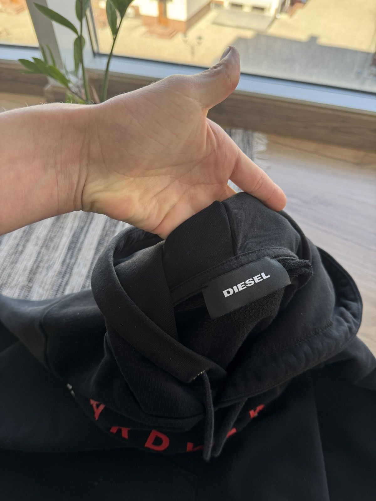 Diesel × Vintage Vintage Diesel Big logo Y2K Black Hoodie Size US M / EU 48-50 / 2 - 4 Thumbnail