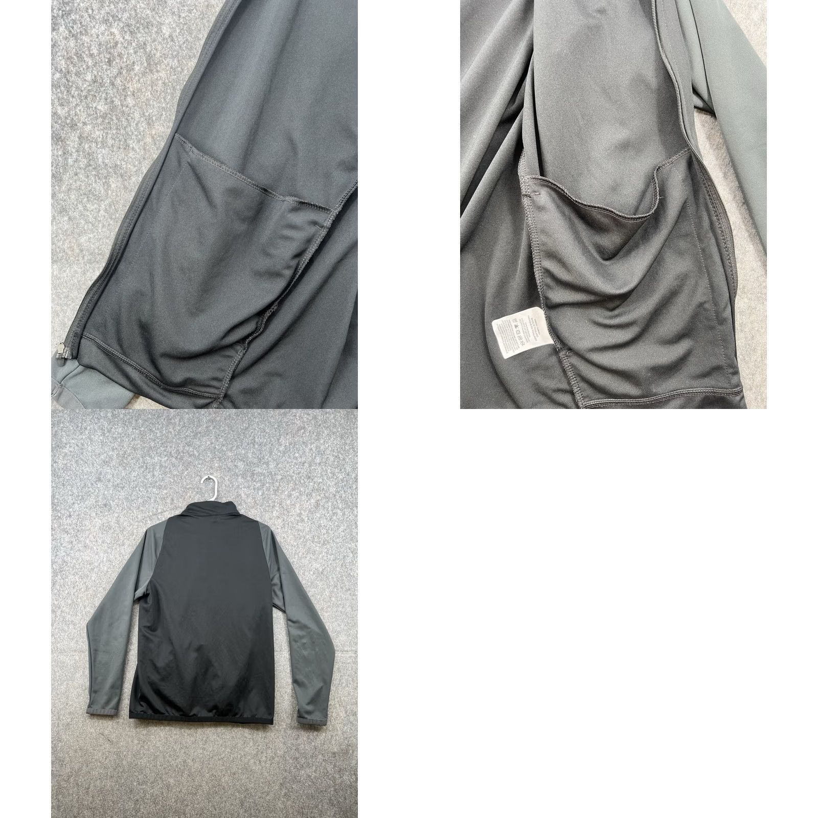 Nike Nike Dri Fit Men's Black Gray Full Zip Track Jacket S Regular Size US S / EU 44-46 / 1 - 8 Thumbnail
