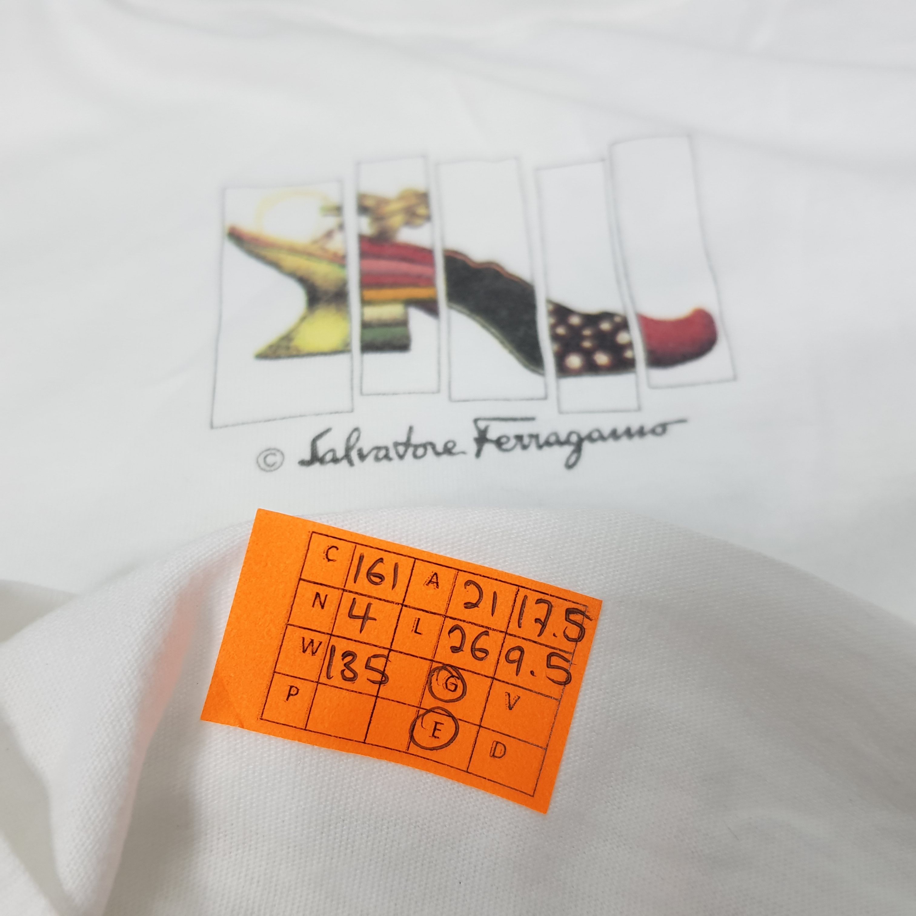 Designer × Salvatore Ferragamo × Vintage Vintage Salvatore Ferragamo Art Designer T-shirt Size US L / EU 52-54 / 3 - 6 Thumbnail