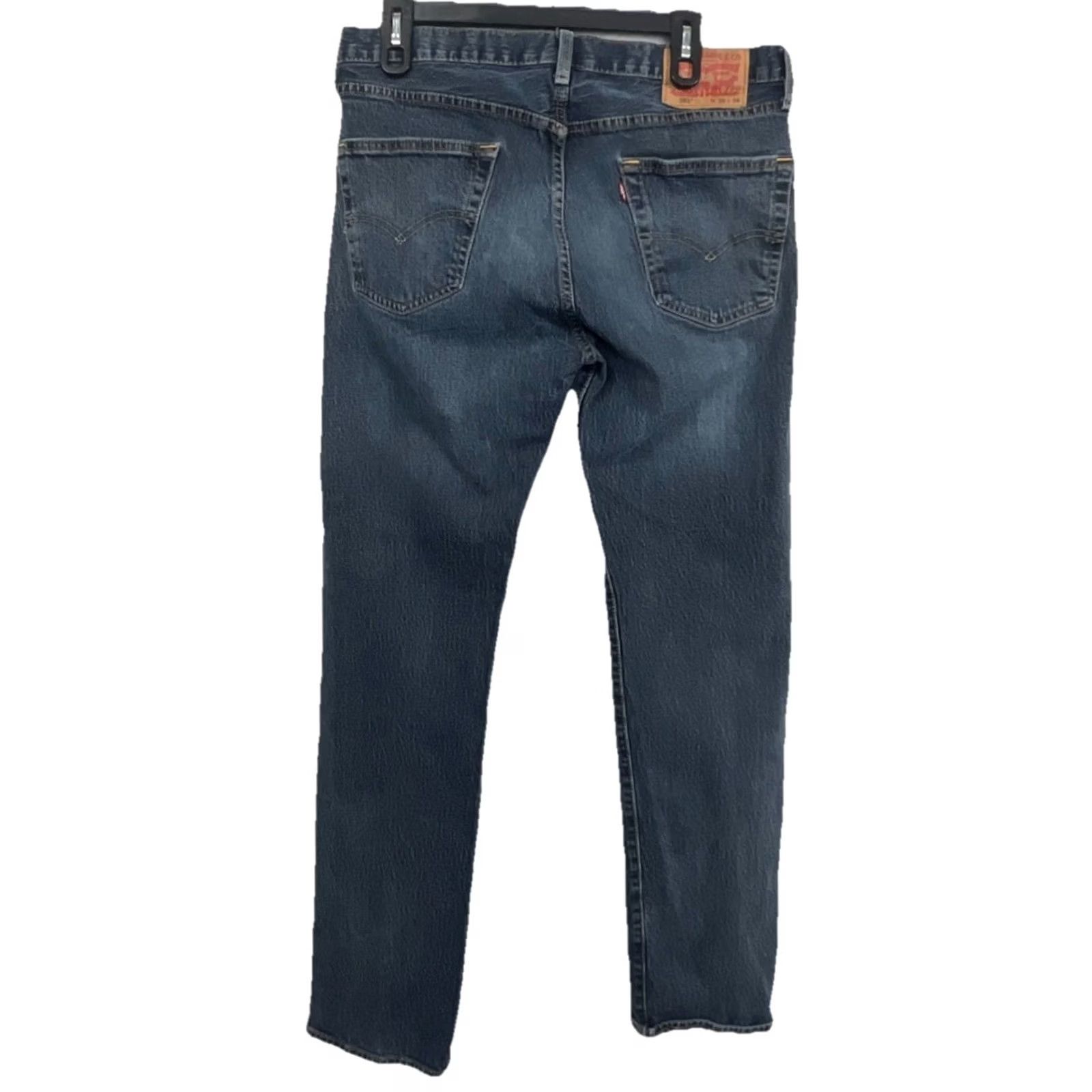 Levi's Levi’s 501 Original Fit Jeans Men’s 33x34 Dark Wash Button Fly Straight Leg Size US 33 - 6 Thumbnail