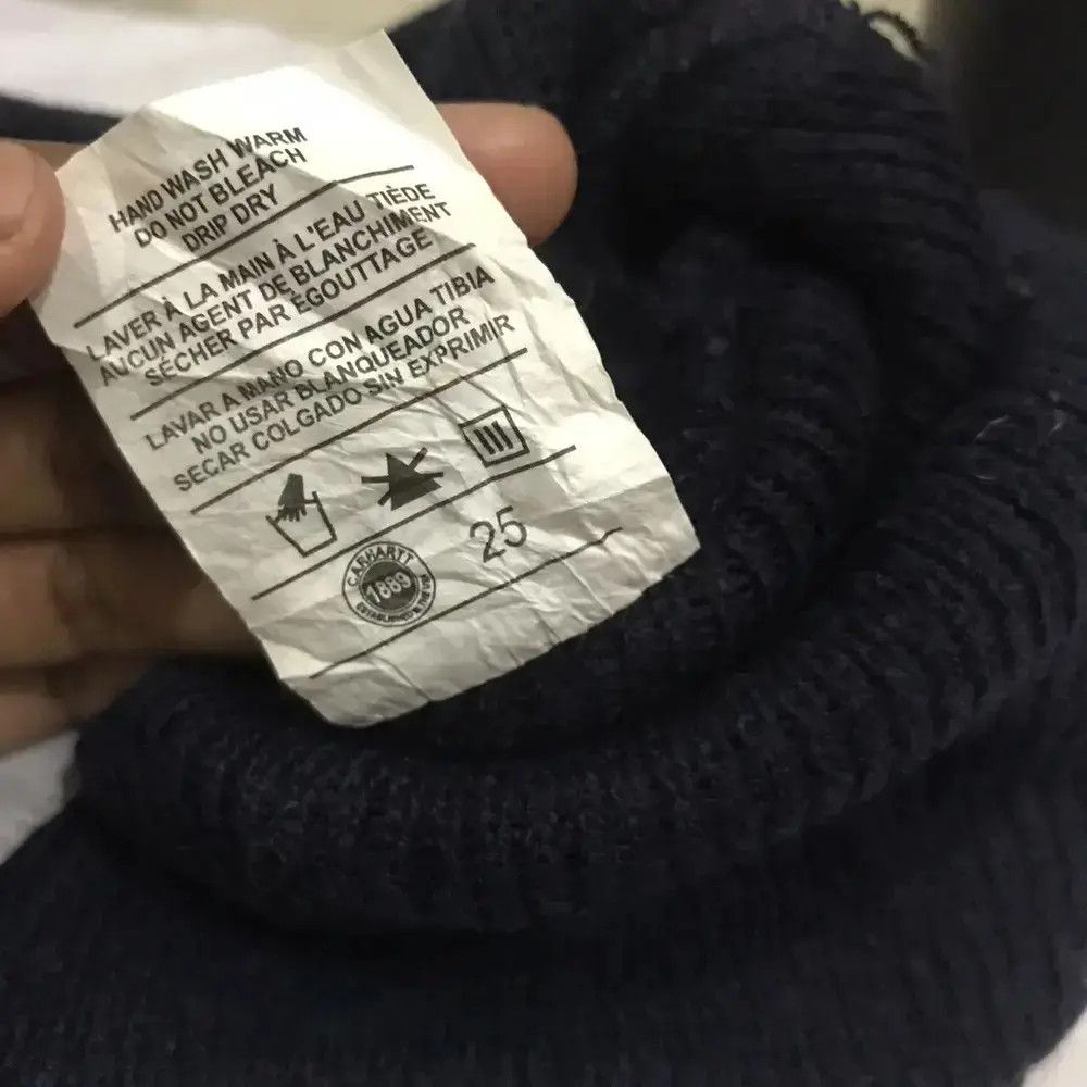 Carhartt × Vintage Carhatt Plain Beanie Hat Size ONE SIZE - 8 Thumbnail