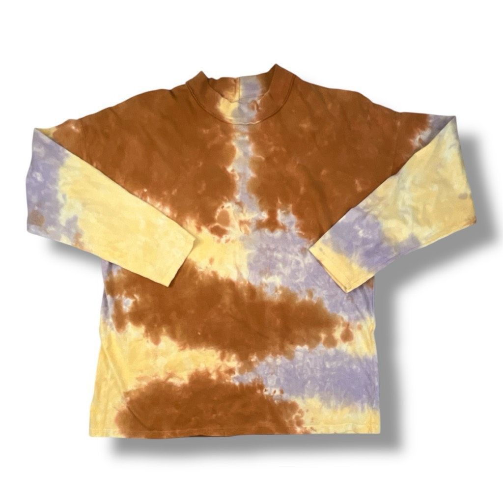 Free People We The Free Lilac Woods Tie Dye Oversized Long Sleeve T -Shi Size S / US 4 / IT 40 - 1 Thumbnail