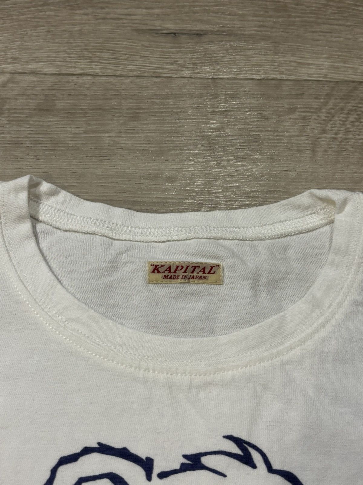 Kapital Kapital Tenjiku Cropped Tee Peckish Little Bear T-Shirt Size S / US 4 / IT 40 - 4 Thumbnail