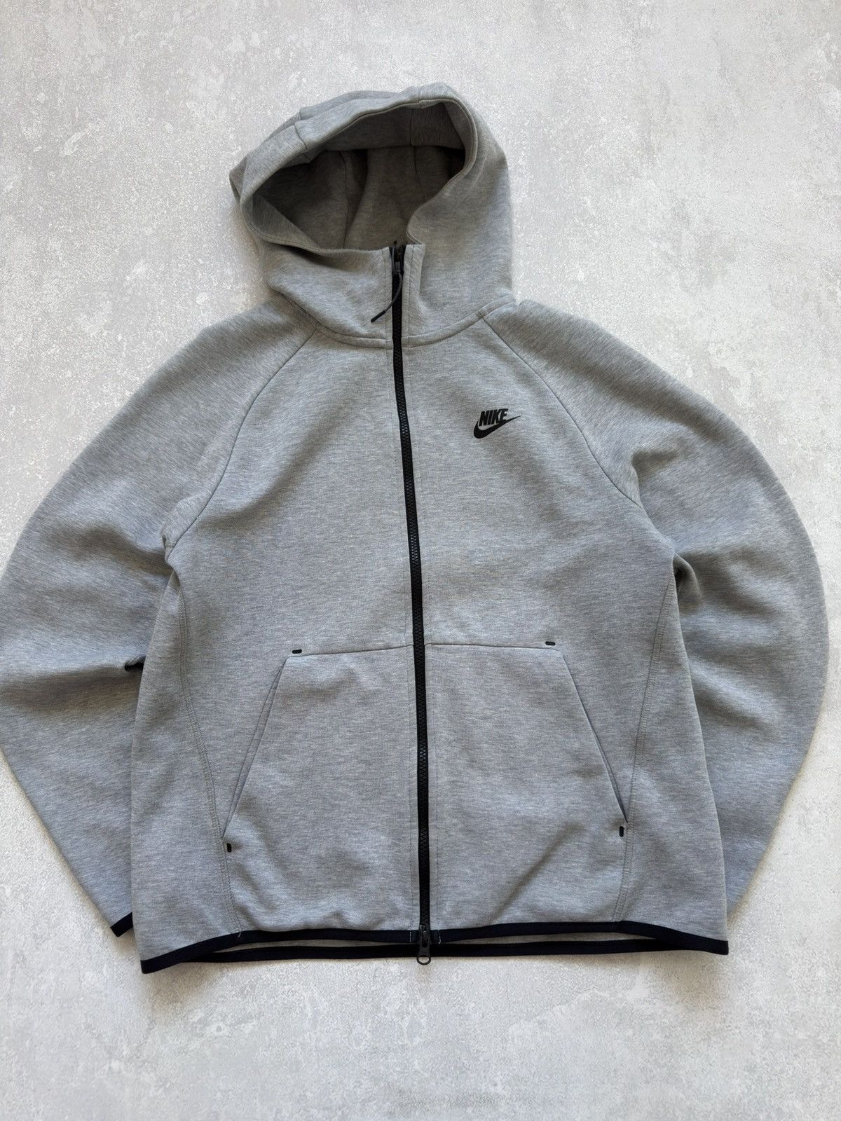 Nike Nike Tech Fleece 2019 Full Zip Gray Hoodie Drill Logo Size US M / EU 48-50 / 2 - 4 Thumbnail
