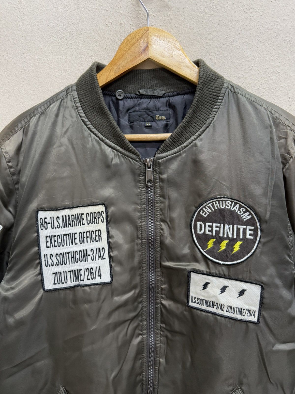 Japanese Brand U.S Marine Corps Executive Officer Bomber Jacket Size US M / EU 48-50 / 2 - 19 Thumbnail