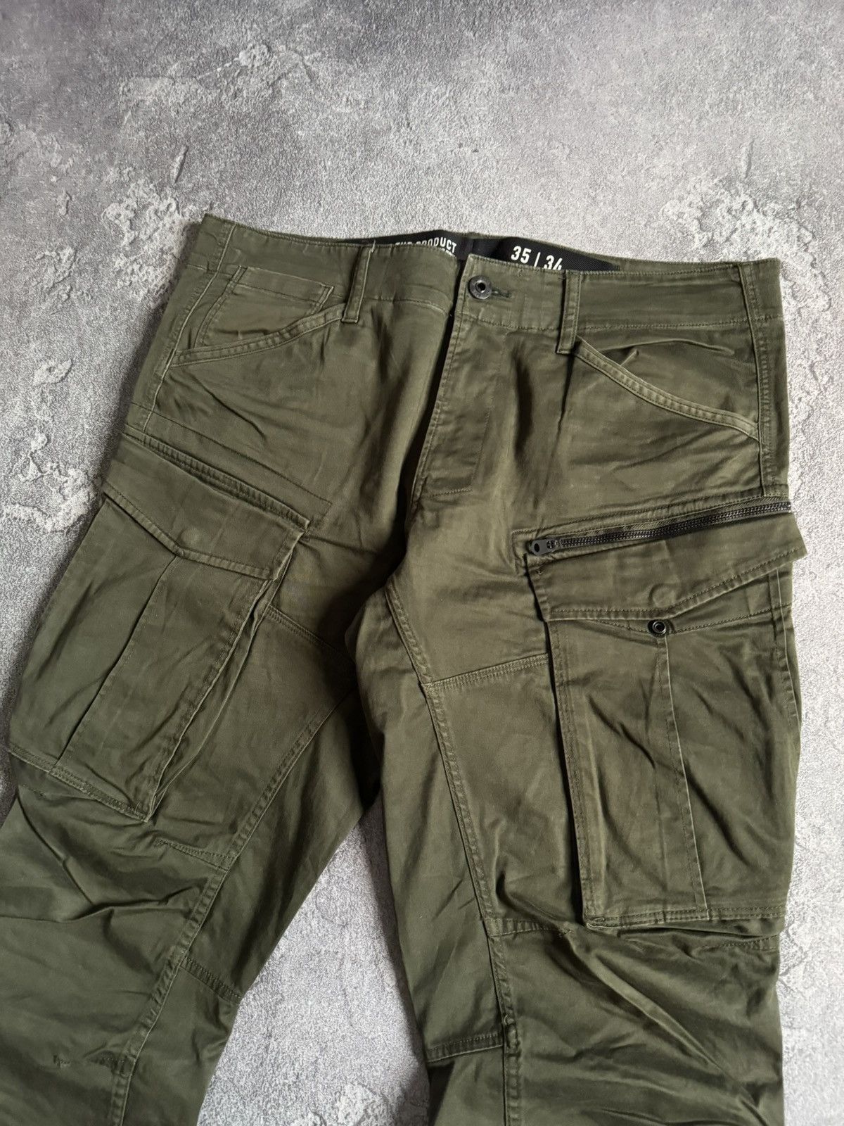 G-Star G star raw 35/34 rovic zip 3d tapered pants cargo trousers Size US 35 - 6 Thumbnail