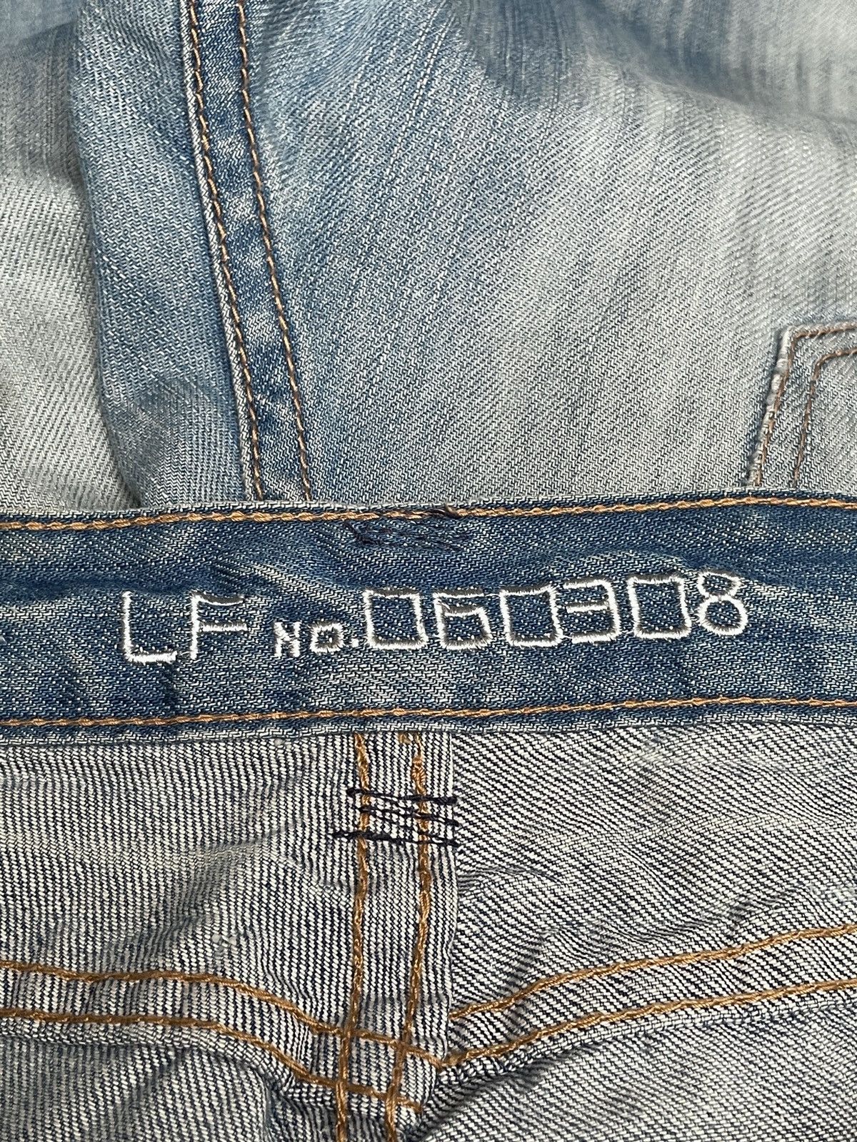 If Six Was Nine × Japanese Brand × Vintage Rare Design Vintage Japanese Brand LF Jeans 2000s Size US 35 - 11 Thumbnail