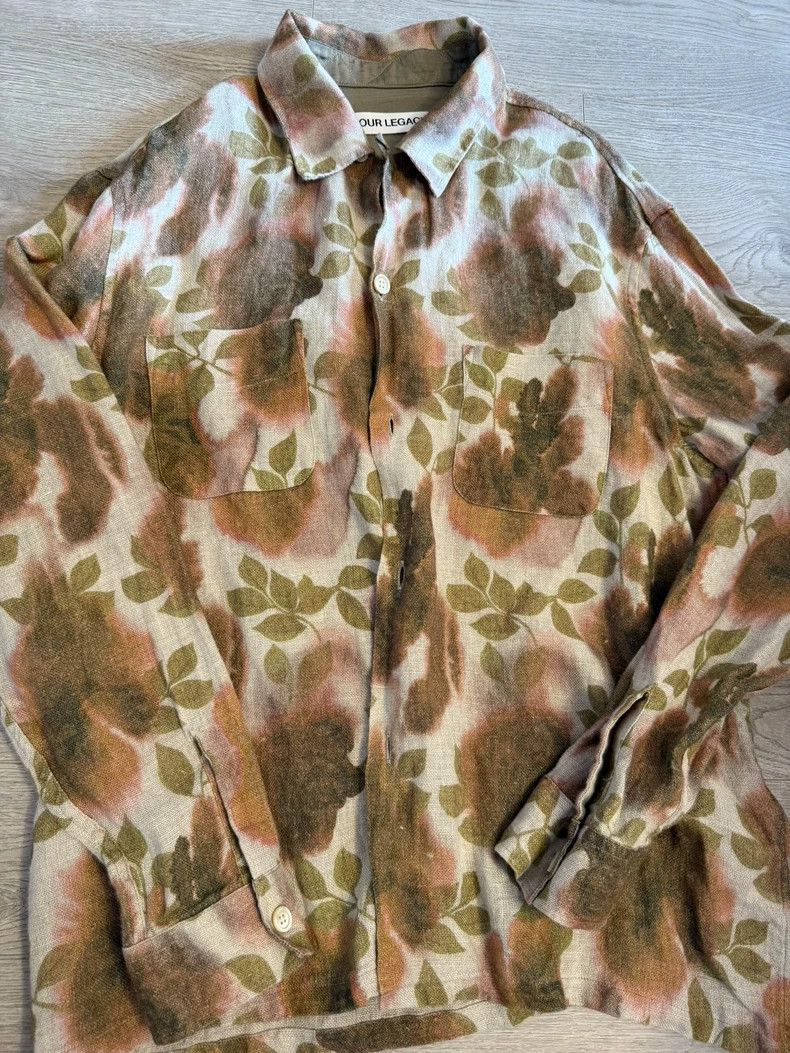 Our Legacy Our Legacy size48 Flaxen floral shirt Size US M / EU 48-50 / 2 - 1 Thumbnail