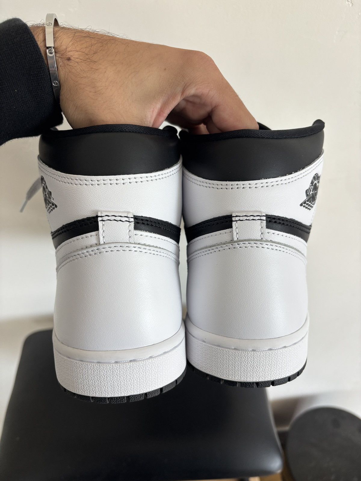 Jordan Brand Jordan 1 High Black White 2024 Size US 9 / EU 42 - 4 Thumbnail