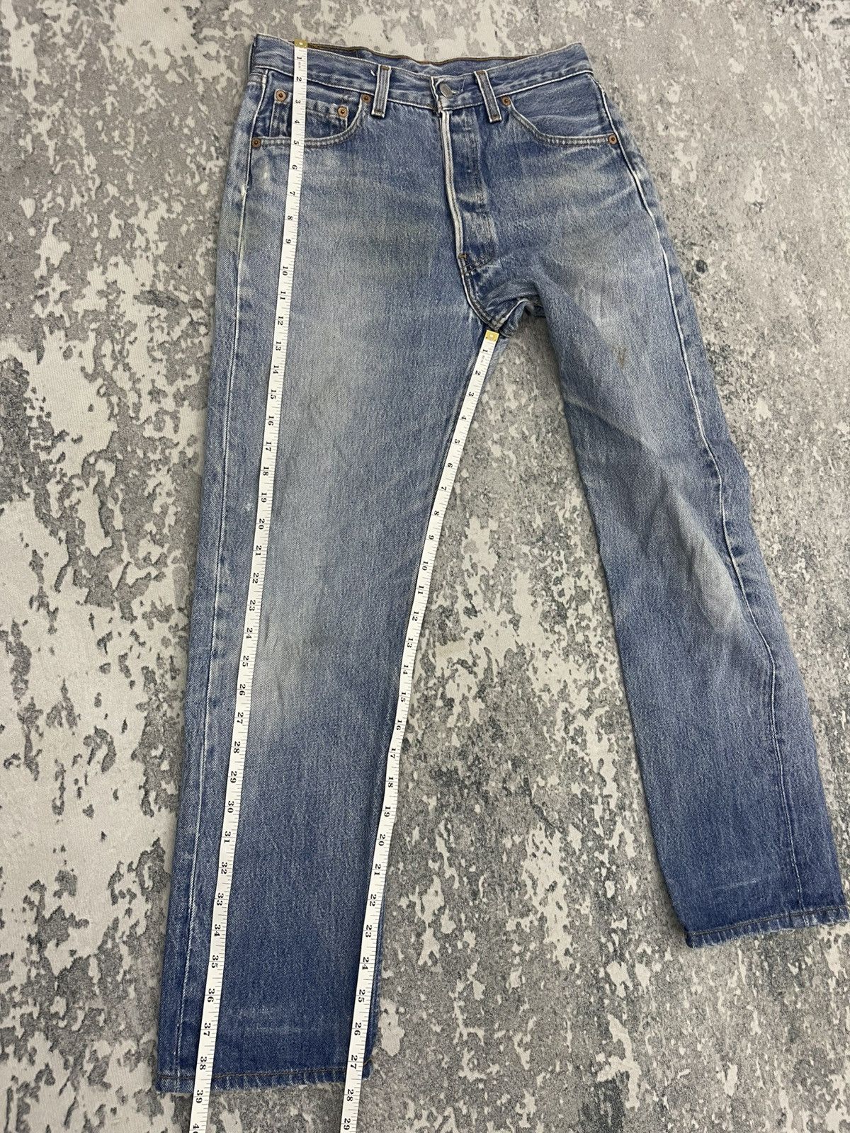 Levi's Vintage 90s Levis 501 Faded Blue For Women Size 29" - 15 Thumbnail