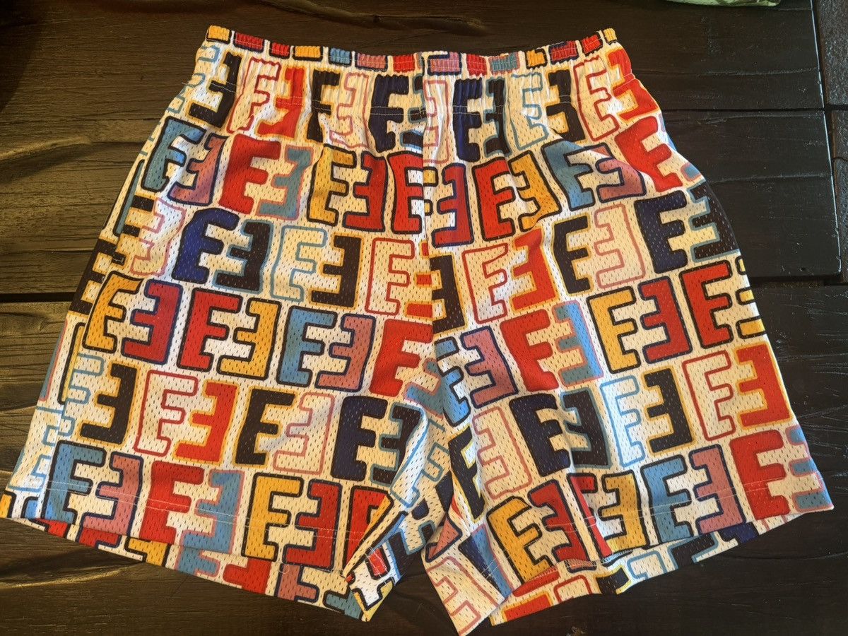 Eric Emanuel Eric Emanuel (Fendi Inspired Print) Shorts Size US 32 / EU 48 - 1 Thumbnail