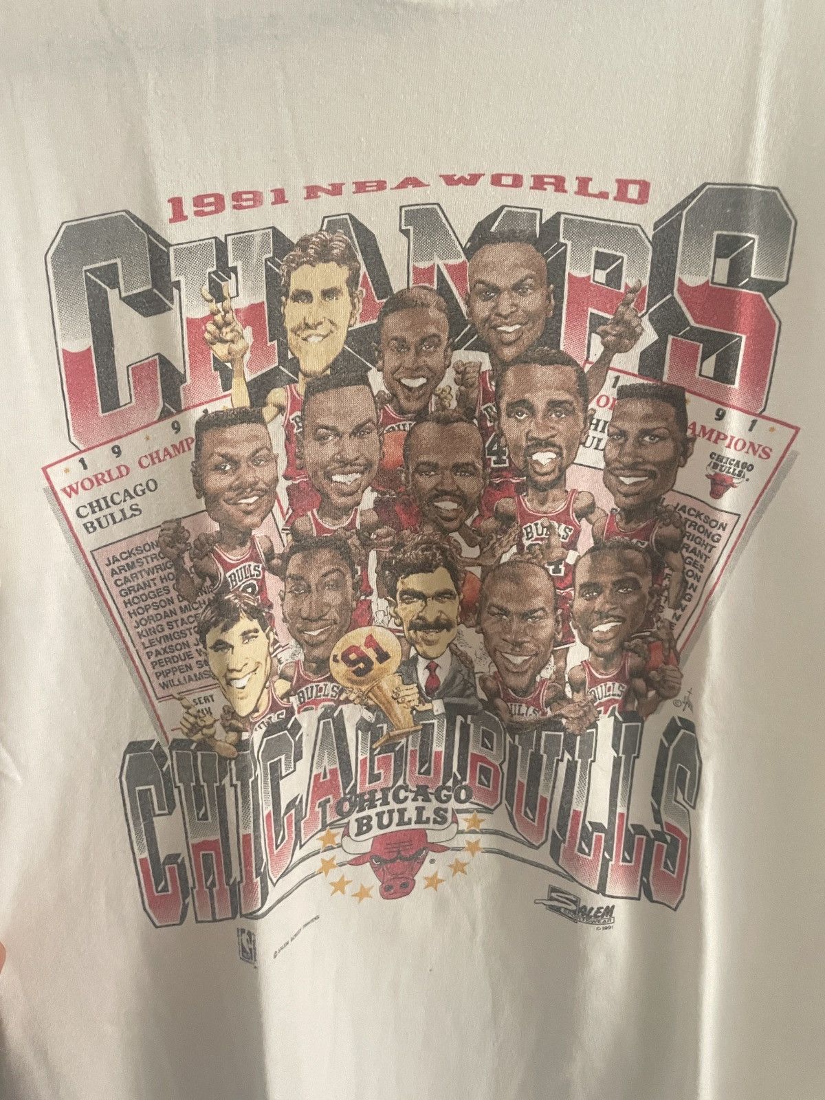 Hanes × Jordan Brand × NBA Vintage Chicago Bulls Back to back Size US L / EU 52-54 / 3 - 4 Thumbnail