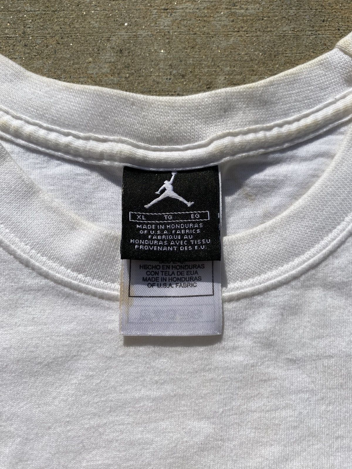 Jordan Brand × Nike × Vintage 2006 Jordan 4 Lightning/Thunder T-Shirt Size US XL / EU 56 / 4 - 3 Thumbnail
