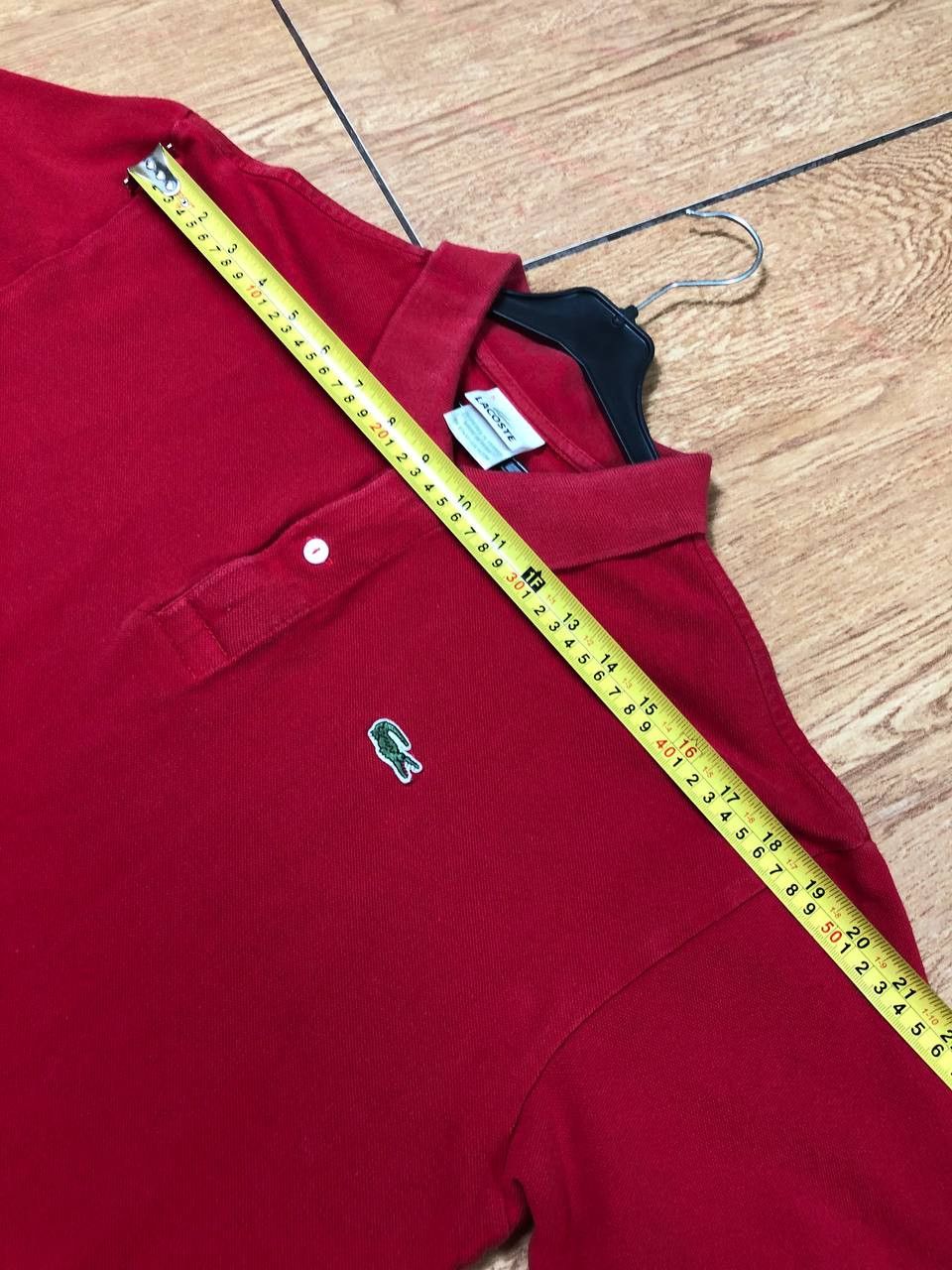 Lacoste Streetwear Logo Lacoste Red Polo VINTAGE T-Shirt Size US M / EU 48-50 / 2 - 7 Thumbnail