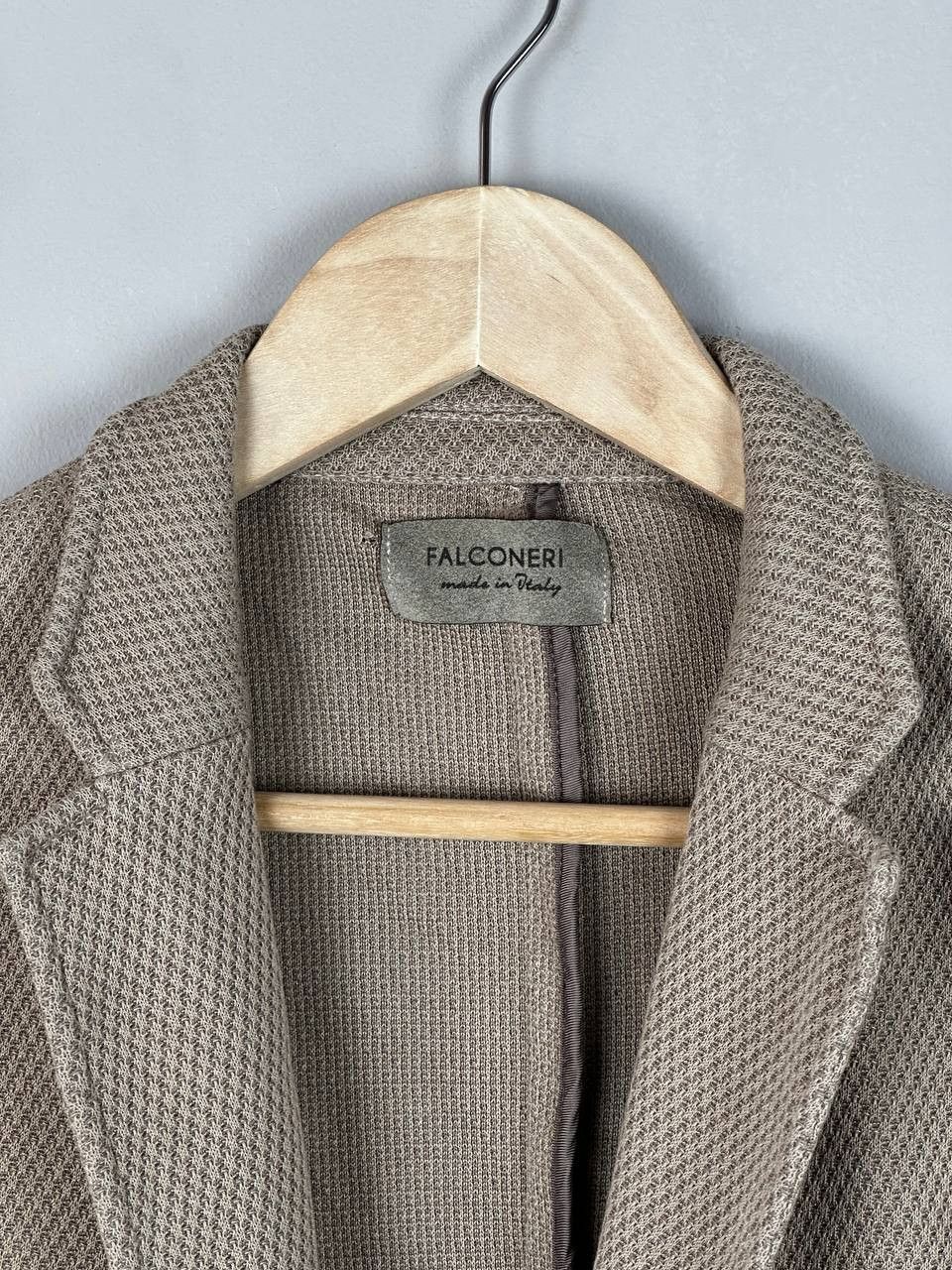 Designer Falconeri Luxury Casual Cotton Beige Blazer Jacket Size US M / EU 48-50 / 2 - 4 Thumbnail