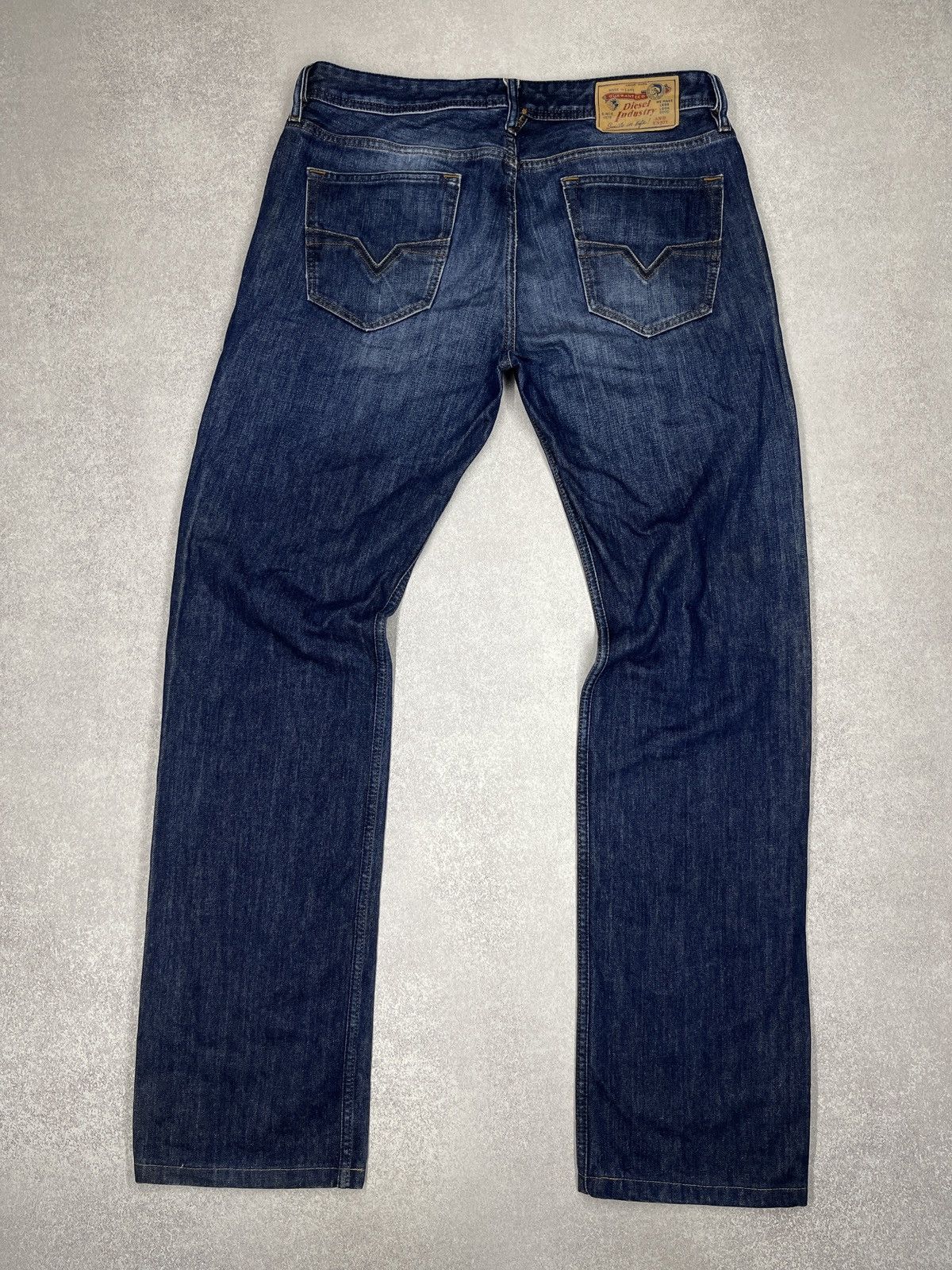 Diesel Mens Diesel Larkee Denim Jeans Blue Y2K Size US 33 - 2 Thumbnail