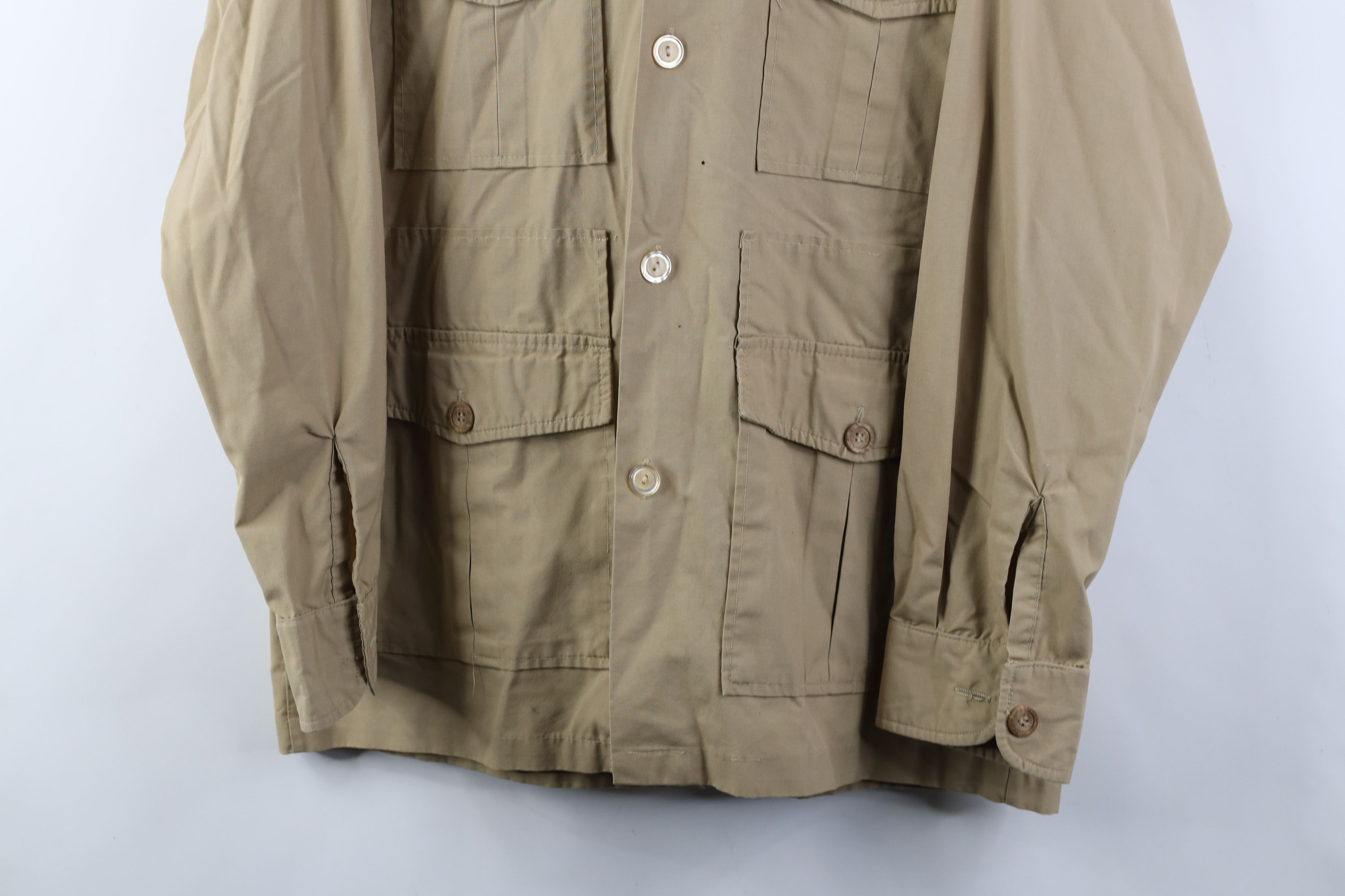 Woolrich Woolen Mills Vintage 70s Woolrich Safari Bush Shirt Jacket Jac Shirt USA Size US M / EU 48-50 / 2 - 3 Thumbnail