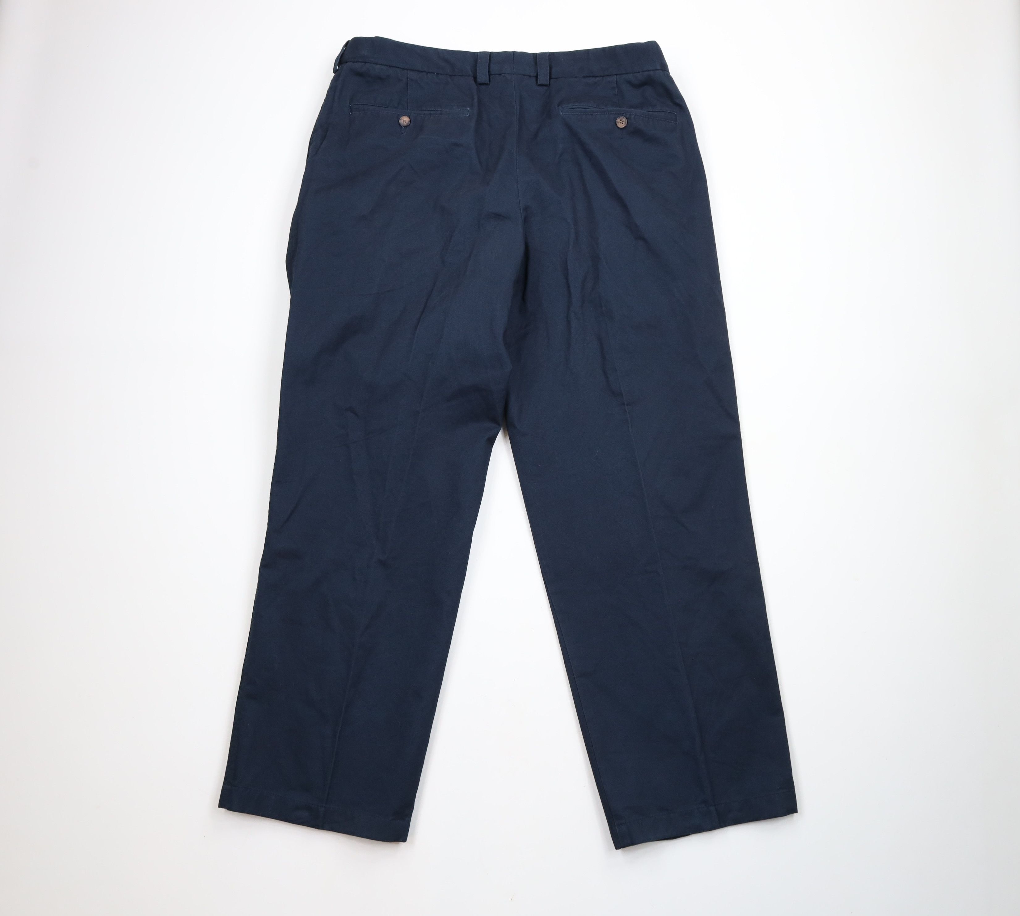 Duluth Trading Company × Valentino Duluth Trading Co Middle Management Chino Pants Navy Blue Size US 38 / EU 54 - 9 Thumbnail