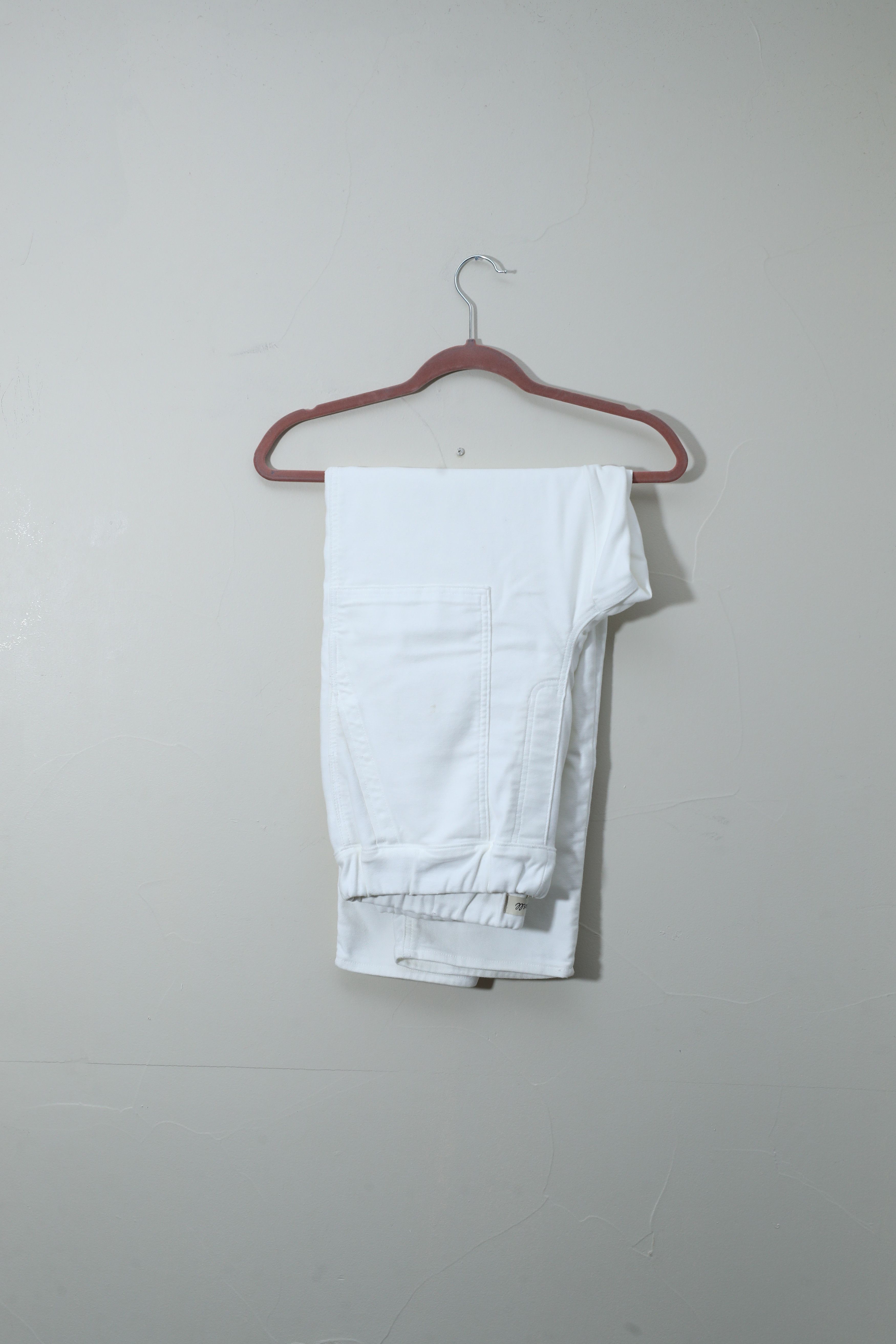 image of Madewell Pull-On Relaxed Jeans In Tile White (M), Women's (Size 32)