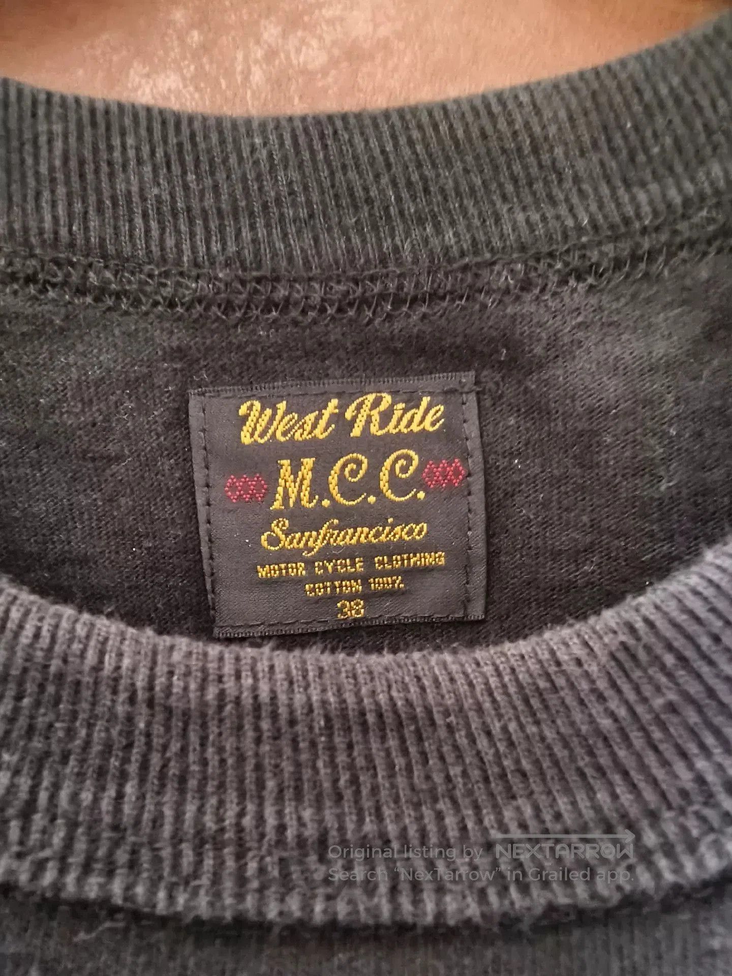 WEST RIDE West Ride Vintage Motorcycle Hoodie. Size US M / EU 48-50 / 2 - 4 Thumbnail