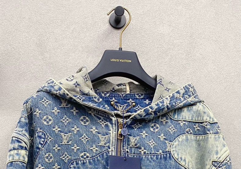 Louis Vuitton Louis Vuitton Patchwork presbyopic blue denim jacket 2503-N Size US M / EU 48-50 / 2 - 4 Thumbnail