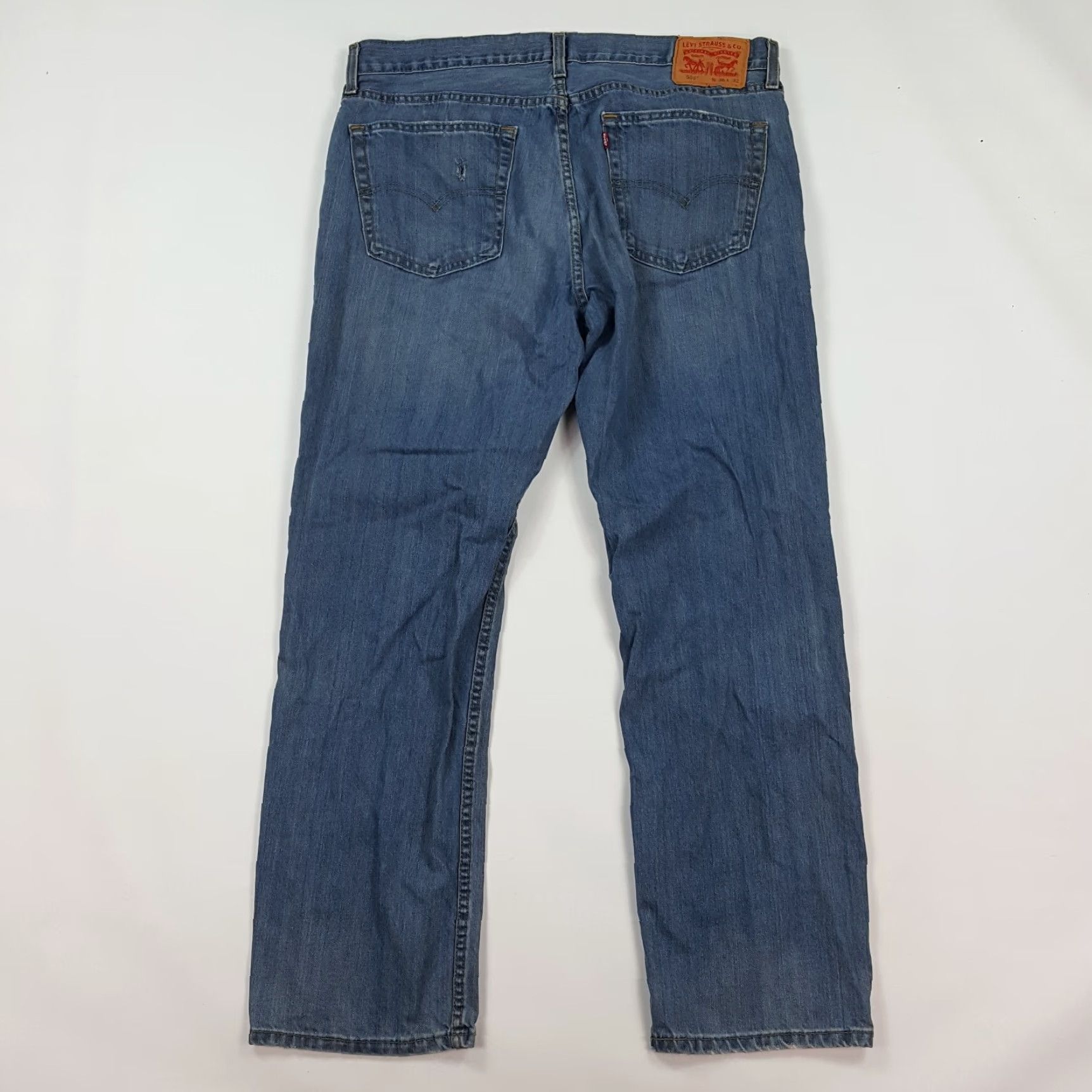 Levi's VINTAGE Levi's 559 Jeans Straight Denim Blue 38x31 Regular Mens 90s Grunge Retro Rock Leather Pockets Classic Fit Casual Reactivation Size US 38 / EU 54 - 5 Thumbnail