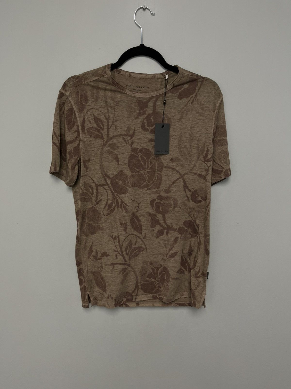 John Varvatos Barrow Fading Floral Burnout Crew. Small Size US S / EU 44-46 / 1 - 5 Thumbnail