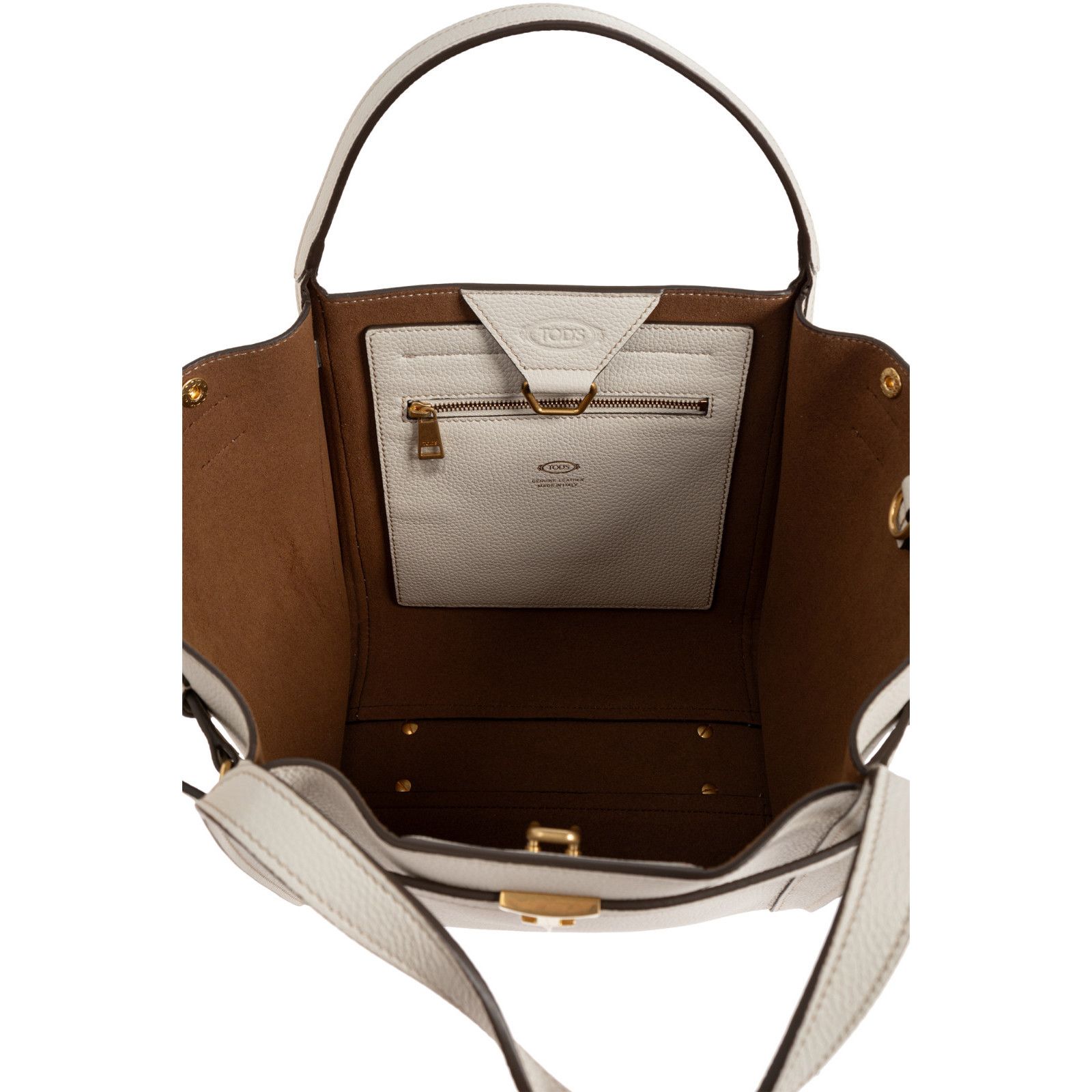 Tod's TOD'S Tim Small White Top Handle Bag New & Authentic Size ONE SIZE - 4 Thumbnail