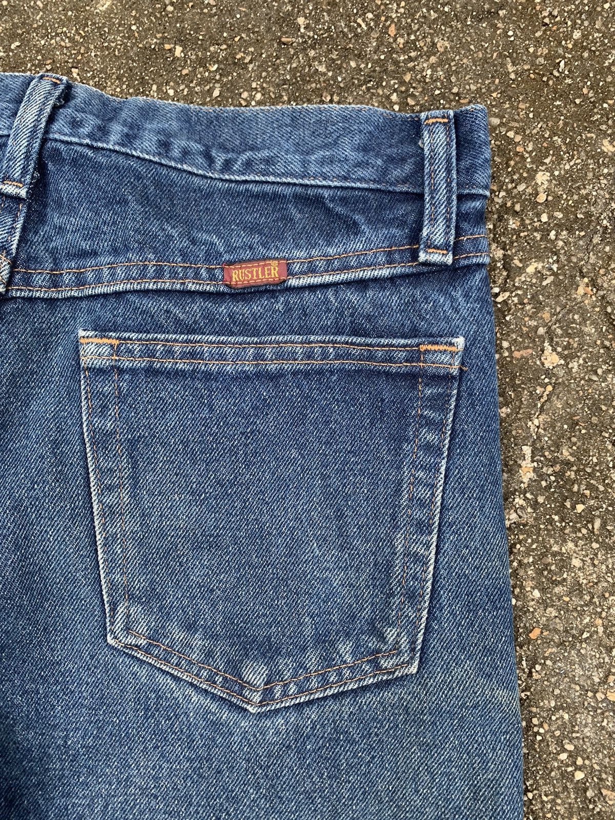 Rustler × Vintage 🔥Vintage Rustler Denim Jeans Flare Straight Cut Size US 30 / EU 46 - 7 Thumbnail