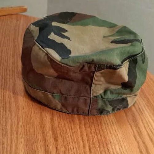 Vintage Military Camouflage Fishing Field Hat 7 3/4 Insulated Ear Flaps Mens Camouflage Cotton Baseball Cap Size ONE SIZE - 6 Thumbnail