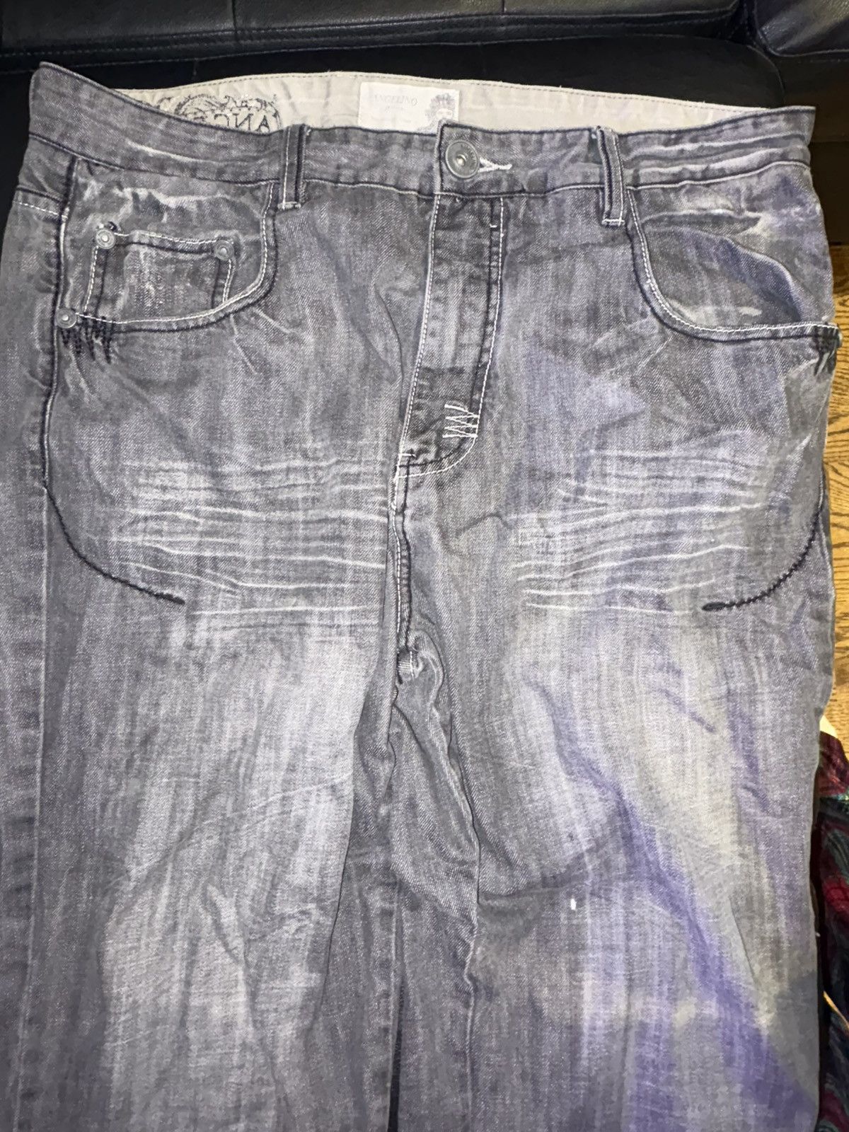 Vintage Vintage y2k Angelino Denim Jeans Size US 34 / EU 50 - 2 Thumbnail