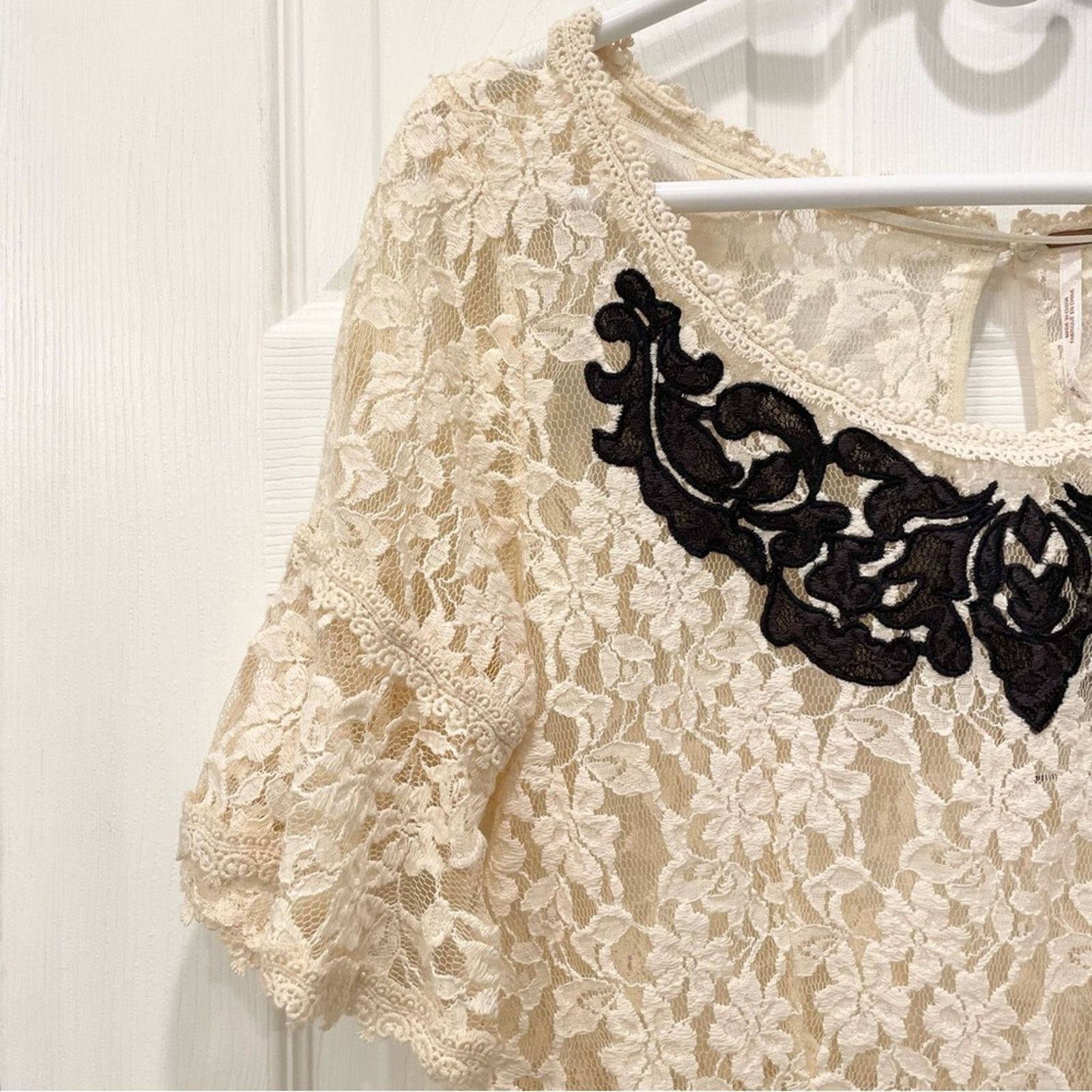 Free People Free People Lace Top M Size M / US 6-8 / IT 42-44 - 6 Thumbnail