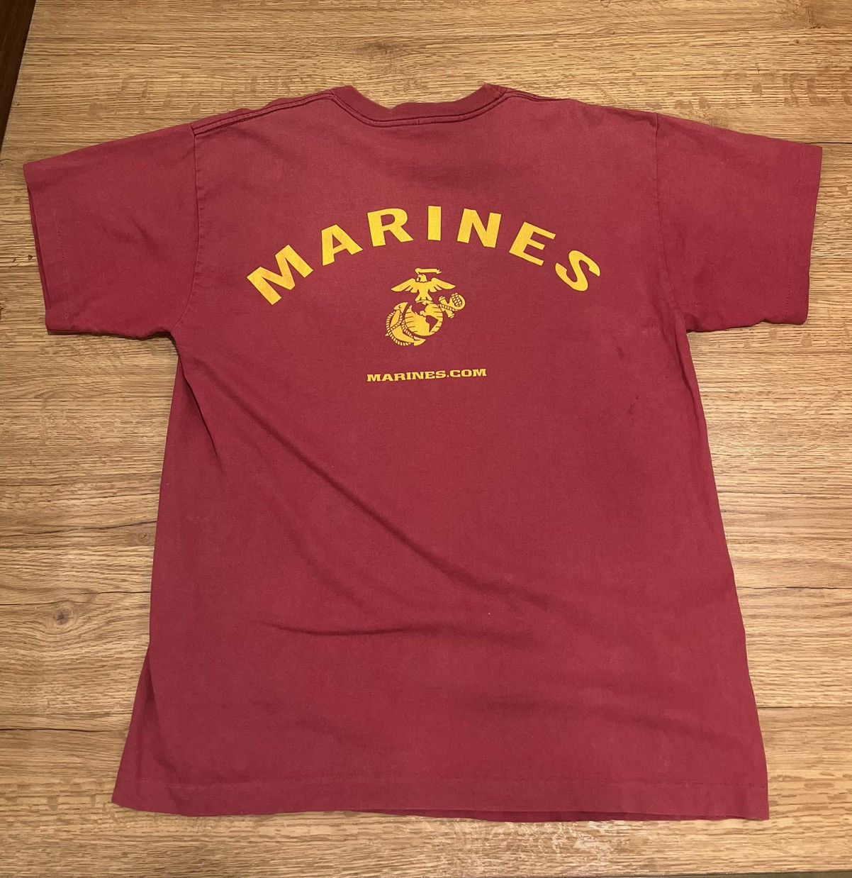 Vintage Vintage 90s Us Army USMC Tshirt Made in USA Size US L / EU 52-54 / 3 - 5 Thumbnail
