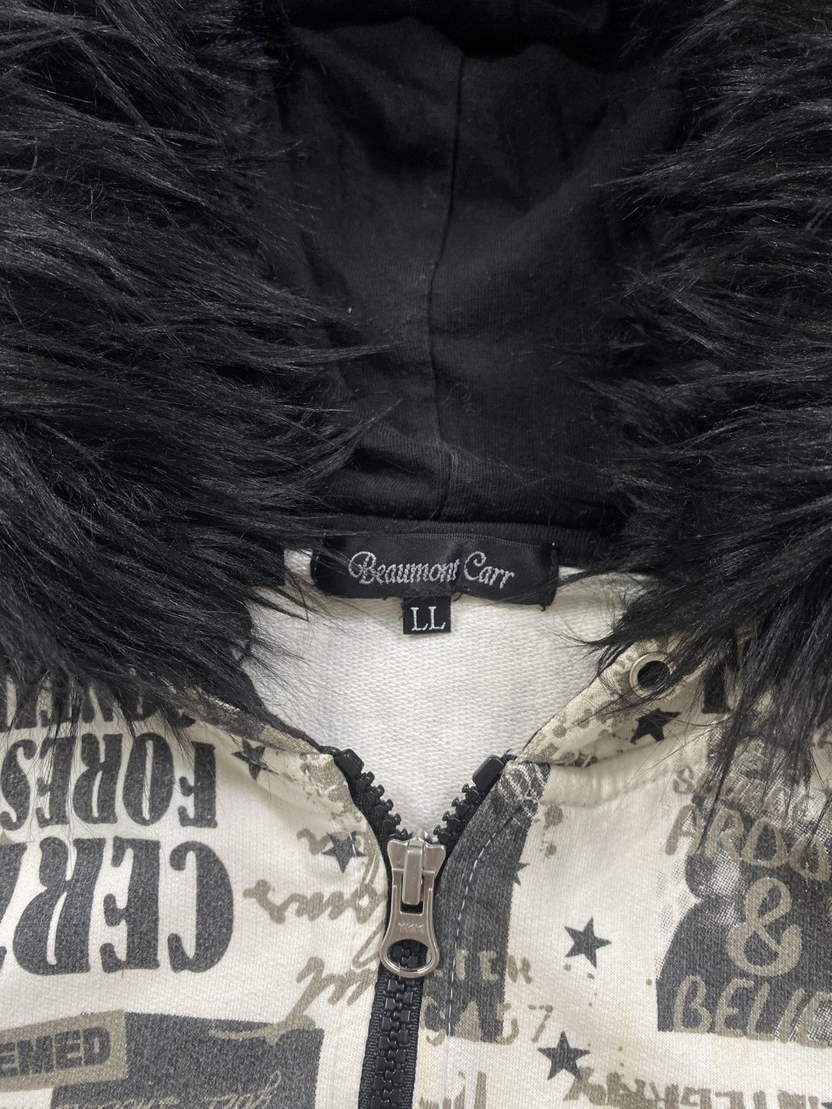 20471120 Japanese beaumon carr zip fur hoodie lgb ifsix style Size US L / EU 52-54 / 3 - 5 Thumbnail