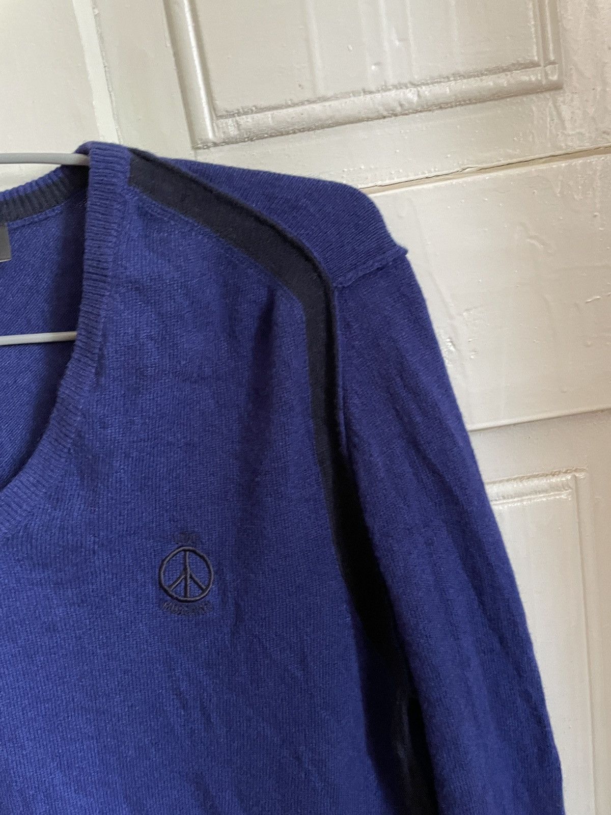 Moschino Love Moschino Men’s Blue Wool Cashmere Sweater Size US S / EU 44-46 / 1 - 9 Thumbnail