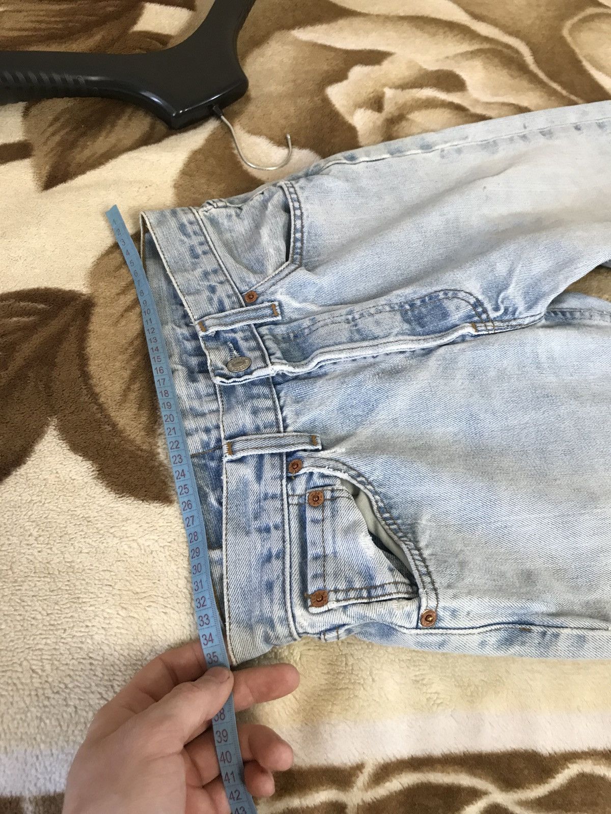 Levi's 🔥 Vintage Levis 29x30 Distressed Denim Washed Pants Jeans Size US 29 - 16 Thumbnail