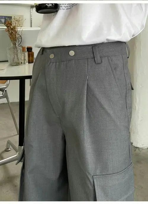 Designer × Japanese Brand × Vintage loose yuppie baggy cargo pants Size US 34 / EU 50 - 3 Thumbnail