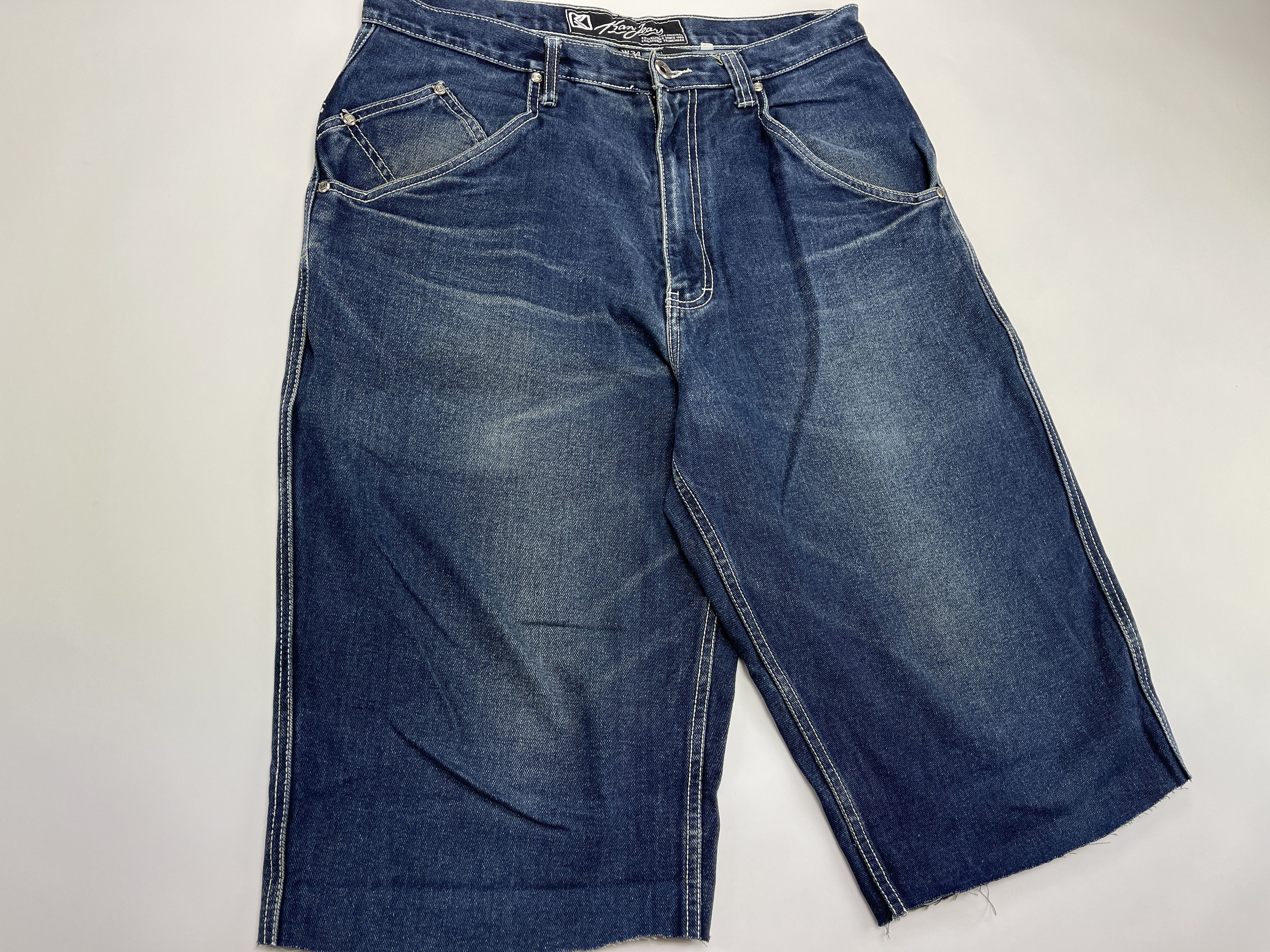 Karl Kani KARL KANI shorts, baggy, vintage Kani jeans 90s hip hop W 34 Size US 34 / EU 50 - 5 Thumbnail