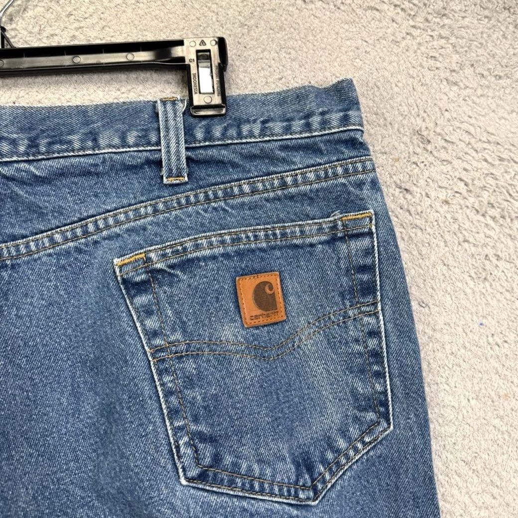 Carhartt Carhartt Jeans Mens 40X32 Relaxed Fit Straight Denim Blue Cotton B460 DVB Size US 40 / EU 56 - 7 Thumbnail