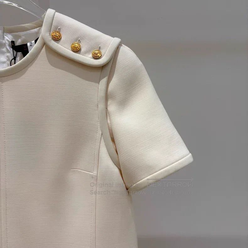 Louis Vuitton Louis Vuitton SS23 Solid Apron Short Sleeve Dress Size XS / US 0-2 / IT 36-38 - 4 Thumbnail
