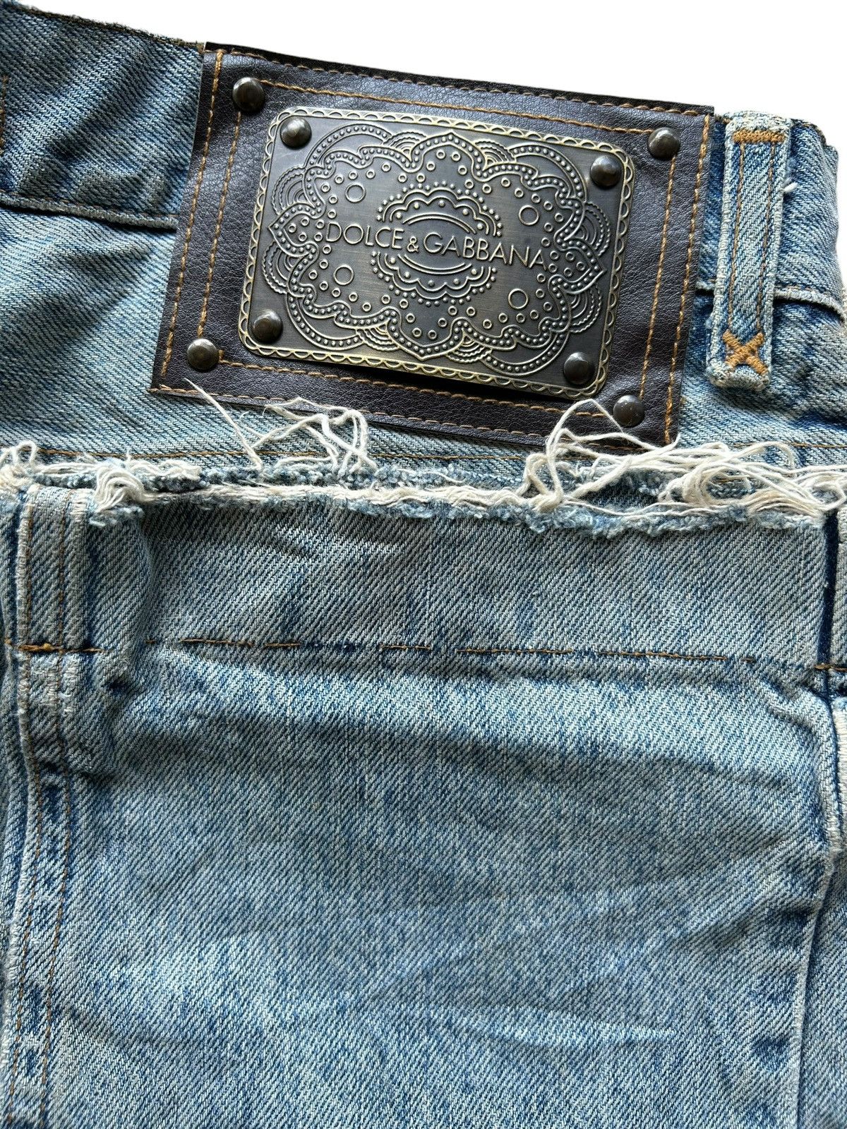 Dolce & Gabbana DOLCE & GABBANA Distressed denim ☠️🔥 Size US 32 / EU 48 - 1 Thumbnail