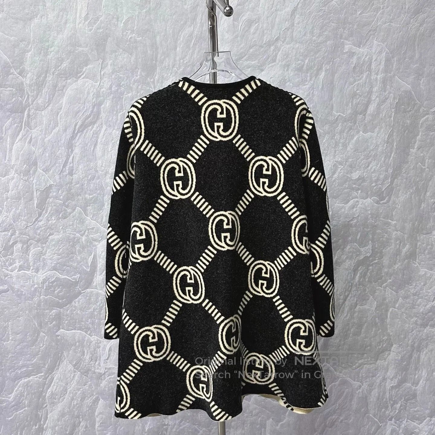 Gucci gucci double g monogram reversible coat. Size L / US 10 / IT 46 - 4 Thumbnail