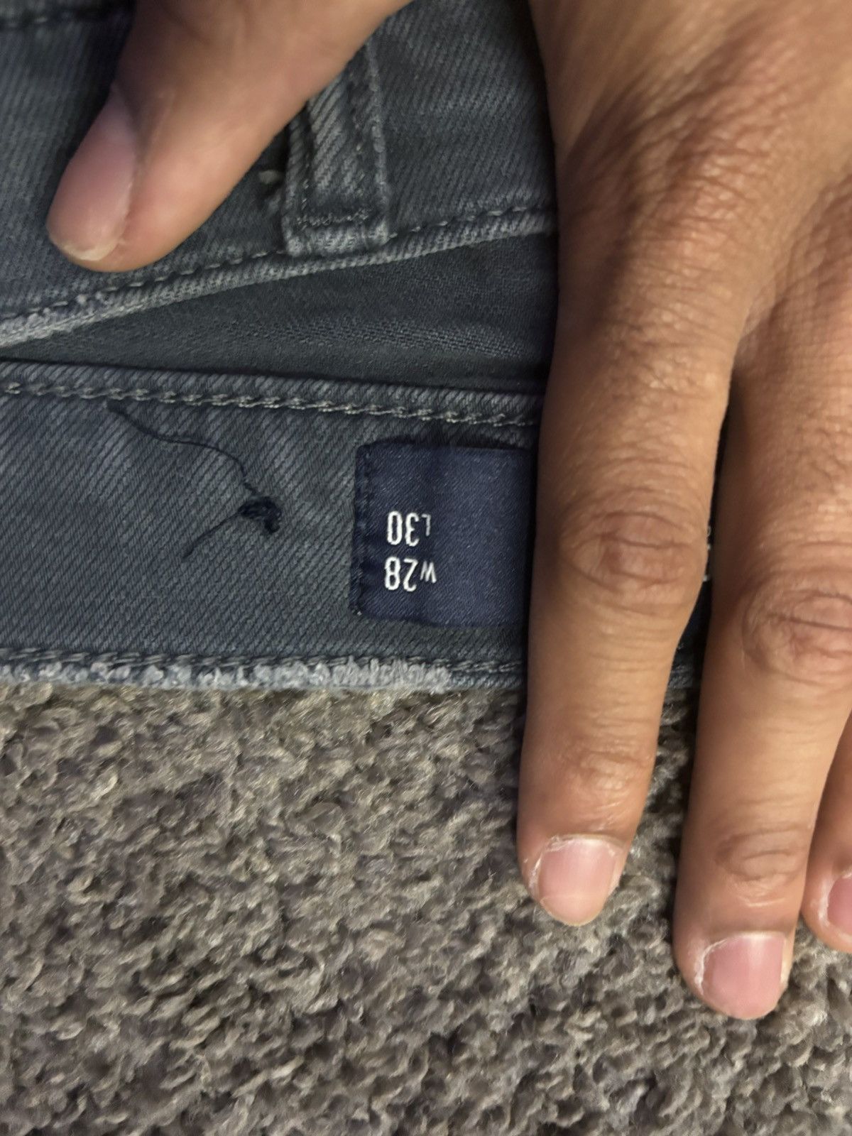 Hollister Gray Medium Wash Denim Skinny Jeans Size US 30 / EU 46 - 5 Thumbnail