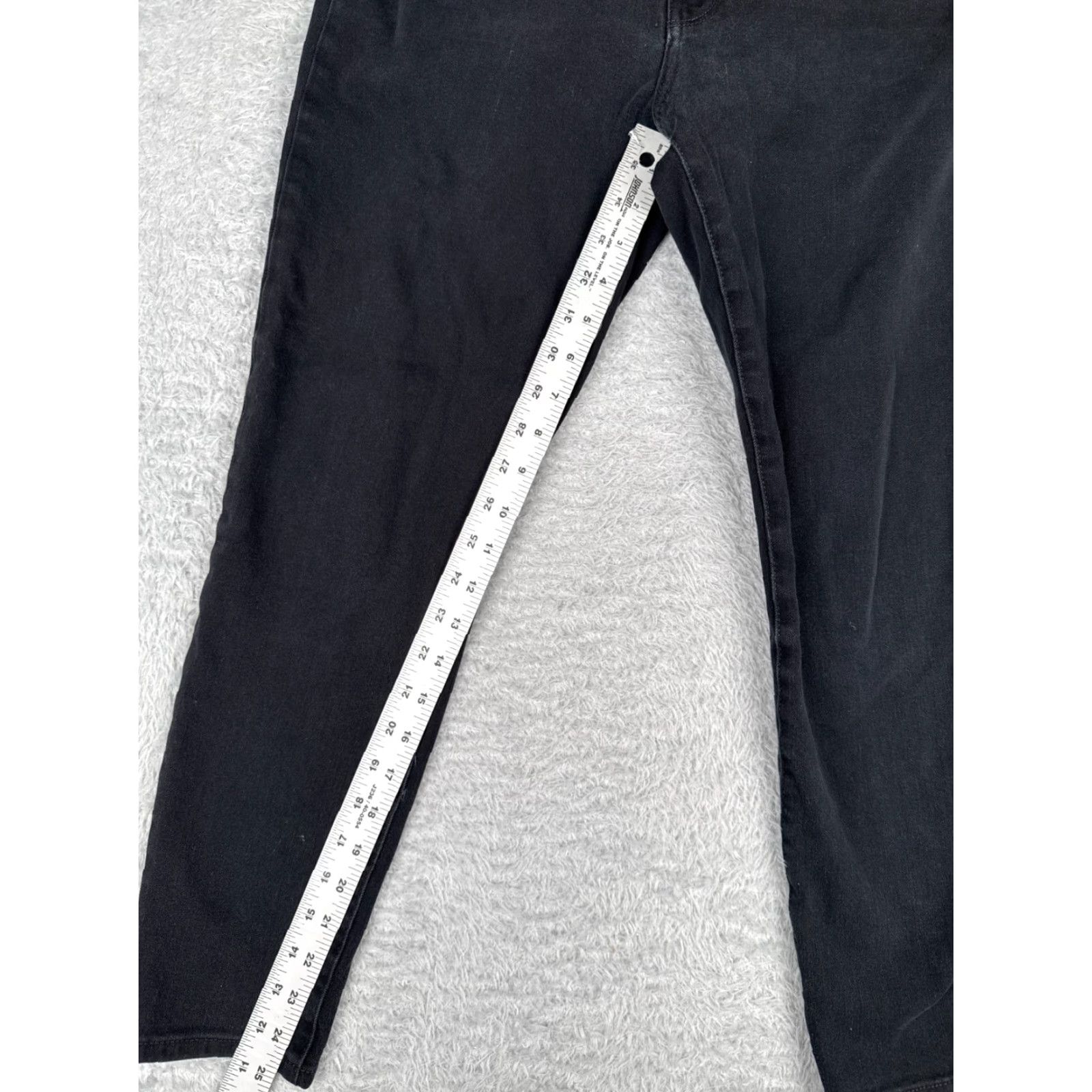 Banana Republic Banana Republic Jeans Women 29 Black Denim Skinny Mid Rise Cotton 29x25 Womens Size 29" - 7 Thumbnail