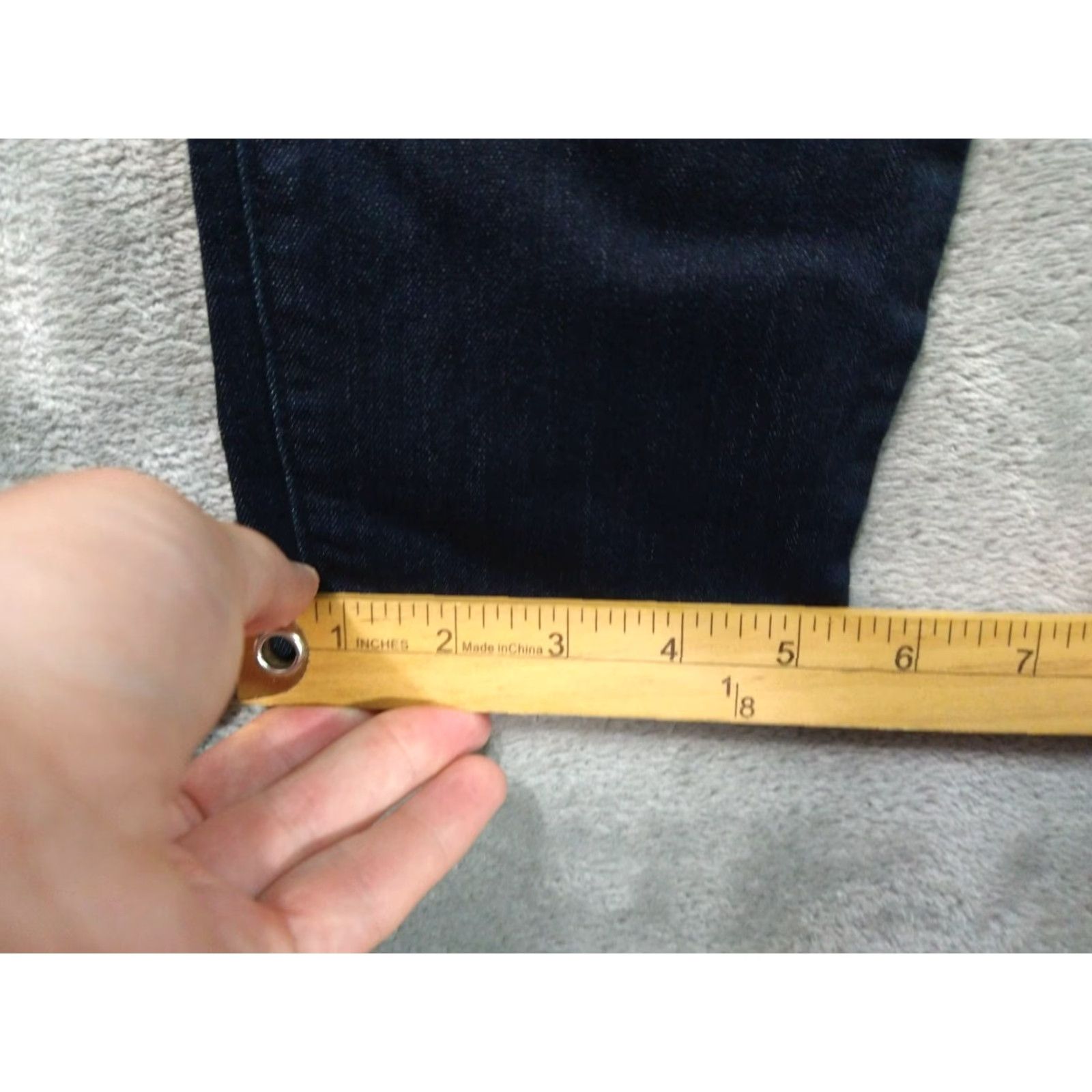 Vintage Democracy Jeans Womens 10 Blue Denim Ab Solution Mid Rise Booty Lift Jegging Size 32" / US 10 / IT 46 - 6 Thumbnail